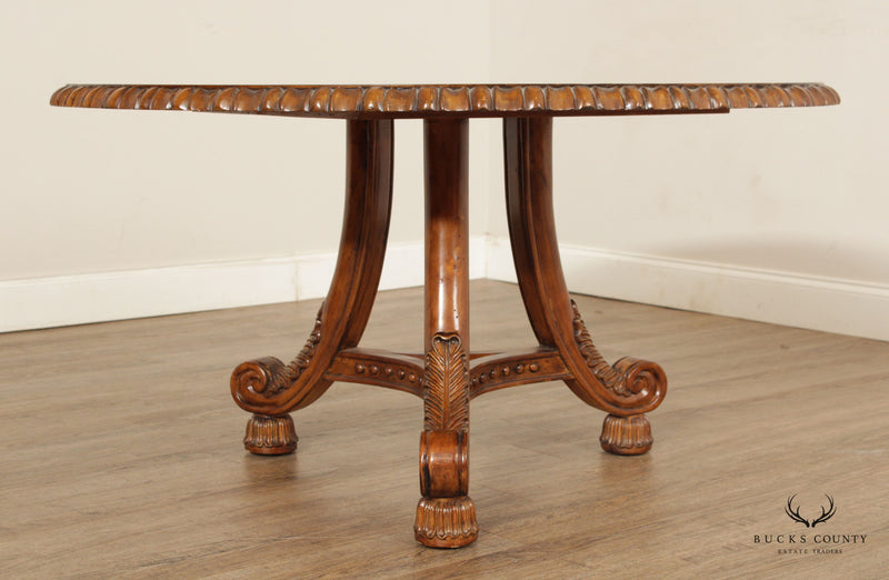 Hekman French Regency Style Round Cocktail Coffee Table