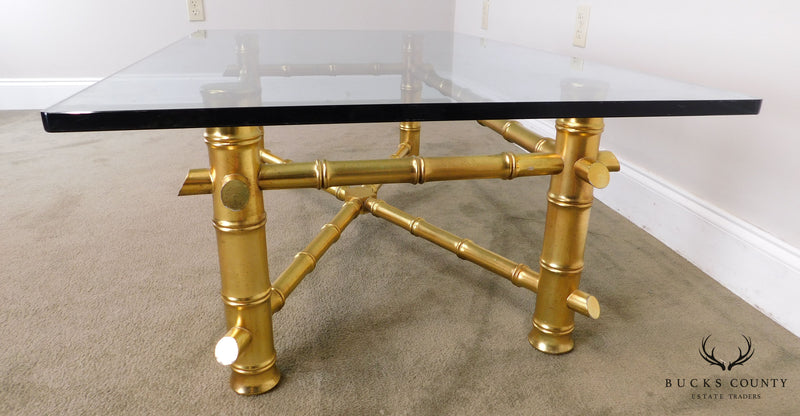 Hollywood Regency Asian Brass Bamboo Table - FREE SHIPPING! – Fig House  Vintage