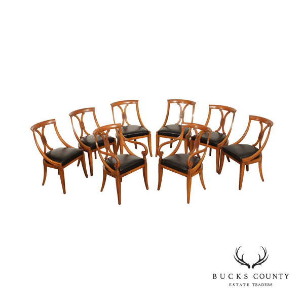 French Louis XVI Style Set of Six Carved Walnut Oval Back Dining Chair –  Bucks County Estate Traders