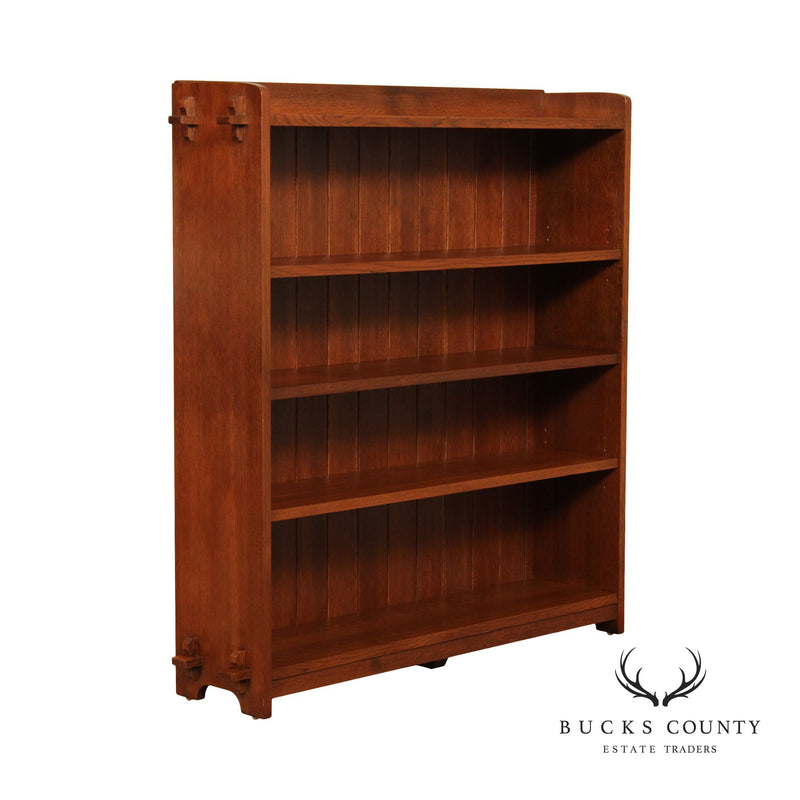Stickley Mission Collection Oak Open Bookcase