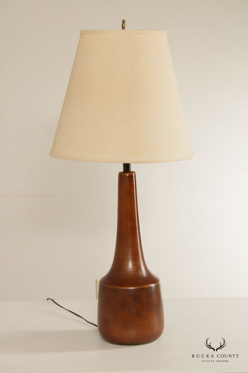 Mid Century Modern Ceramic Vasiform Table Lamp