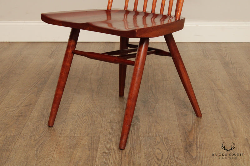 Cesare Occhi Studio Crafted Set Of 6 Spindle Back Cherry Dining Chairs