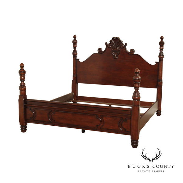 Polo Ralph Lauren Baroque Style Mahogany King Size Bed