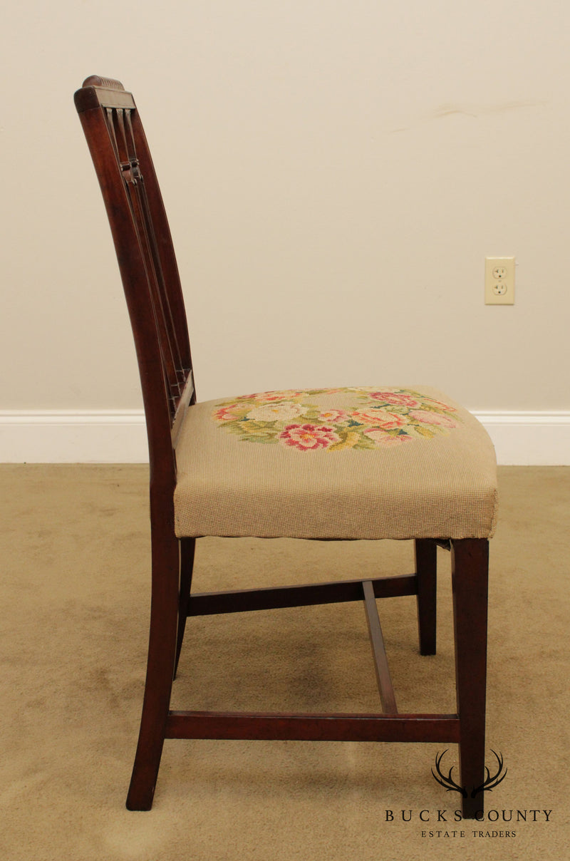 Antique Sheraton Period Mahogany Side Chair