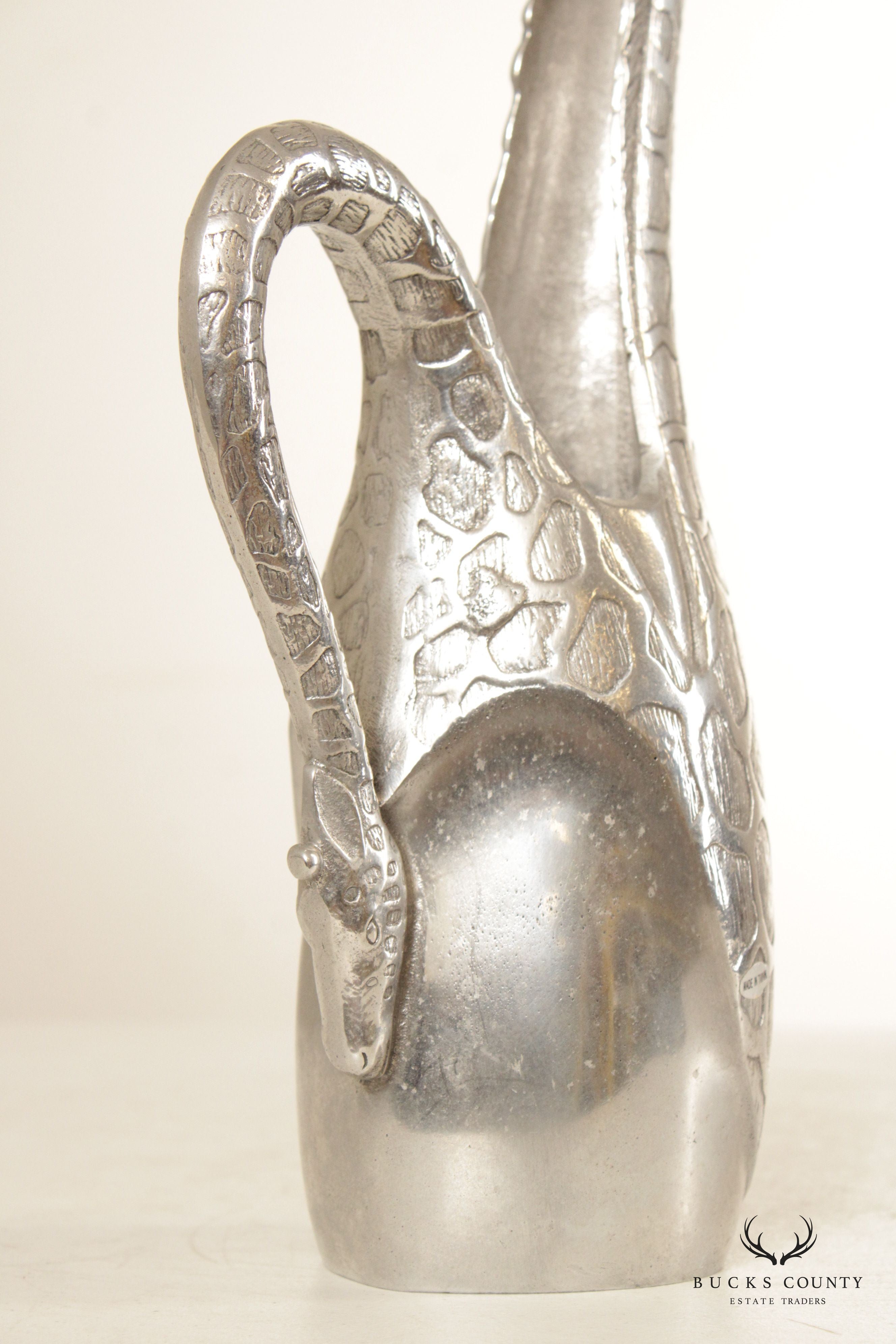 Arthur Court 1989 Giraffe Cast Aluminum Pitcher