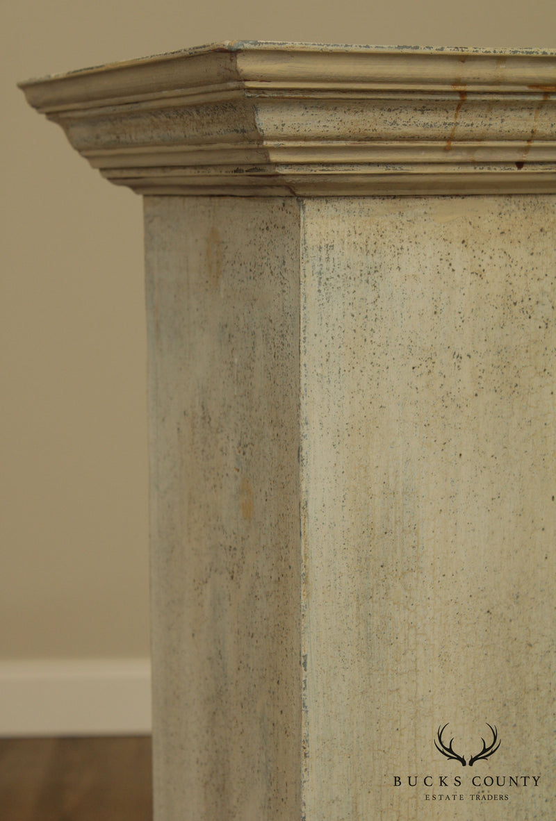 PS Collection Custom Crafted Painted Wood Pedestal