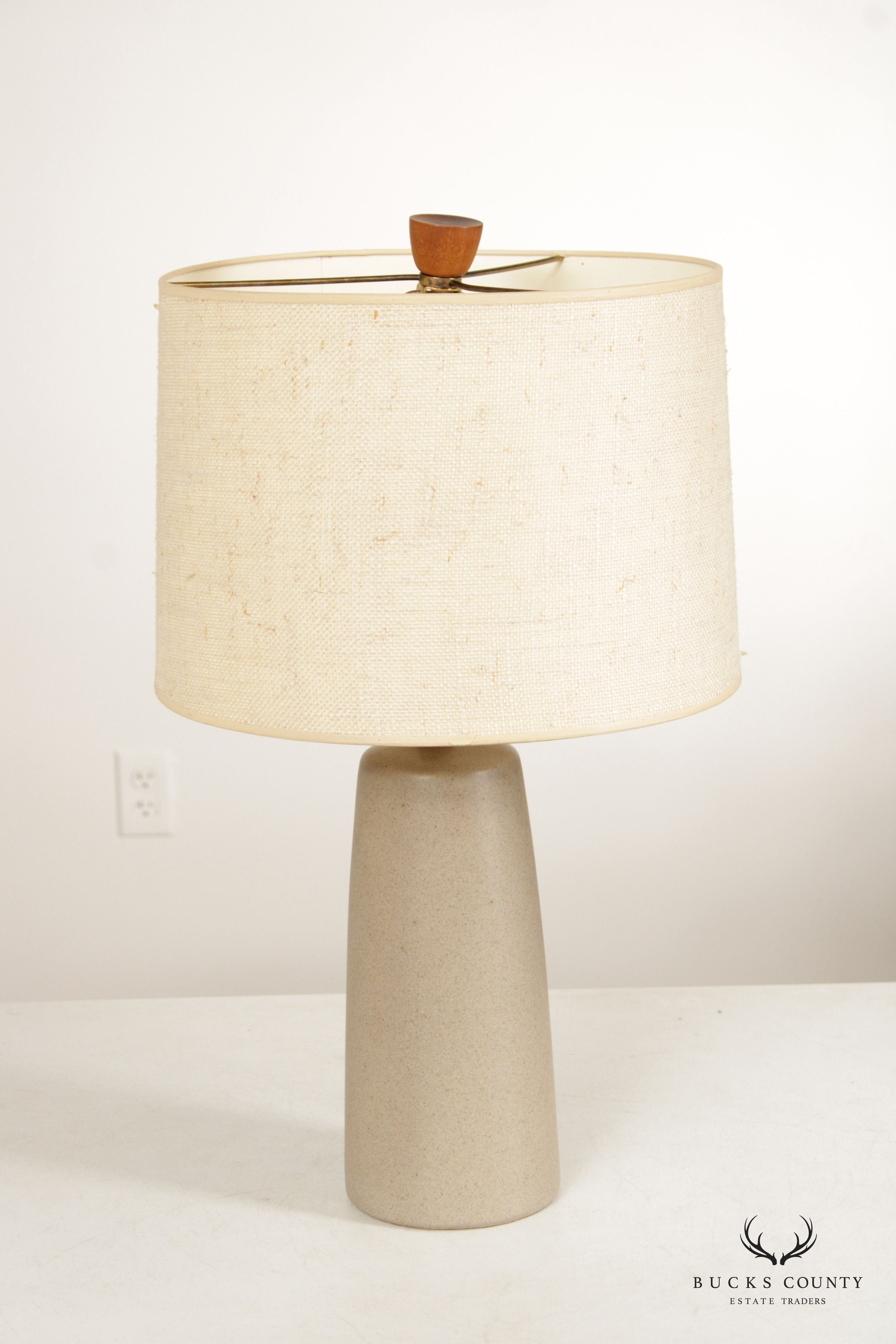 Jane and Gordon Martz Mid Century Modern Glazed Stoneware Table Lamp