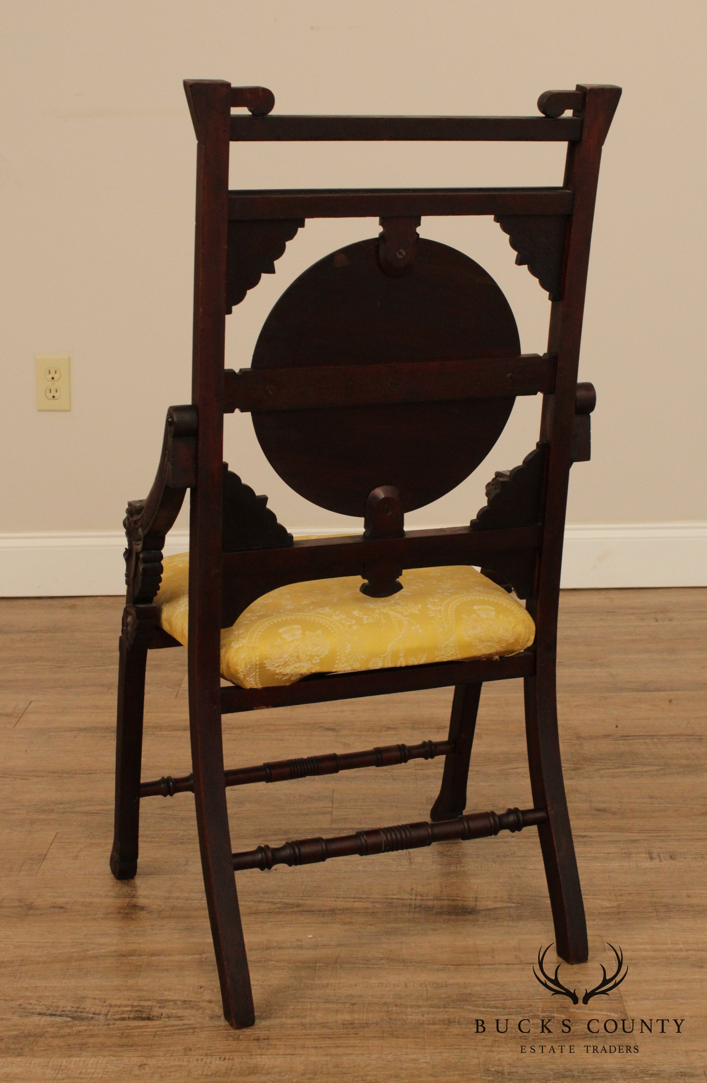 Antique Victorian Carved Armchair