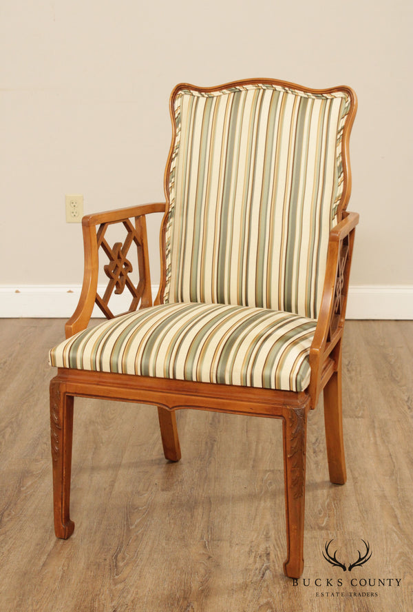 George III Style Vintage Custom Quality Armchair