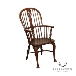 Antique English Elm Windsor Armchair