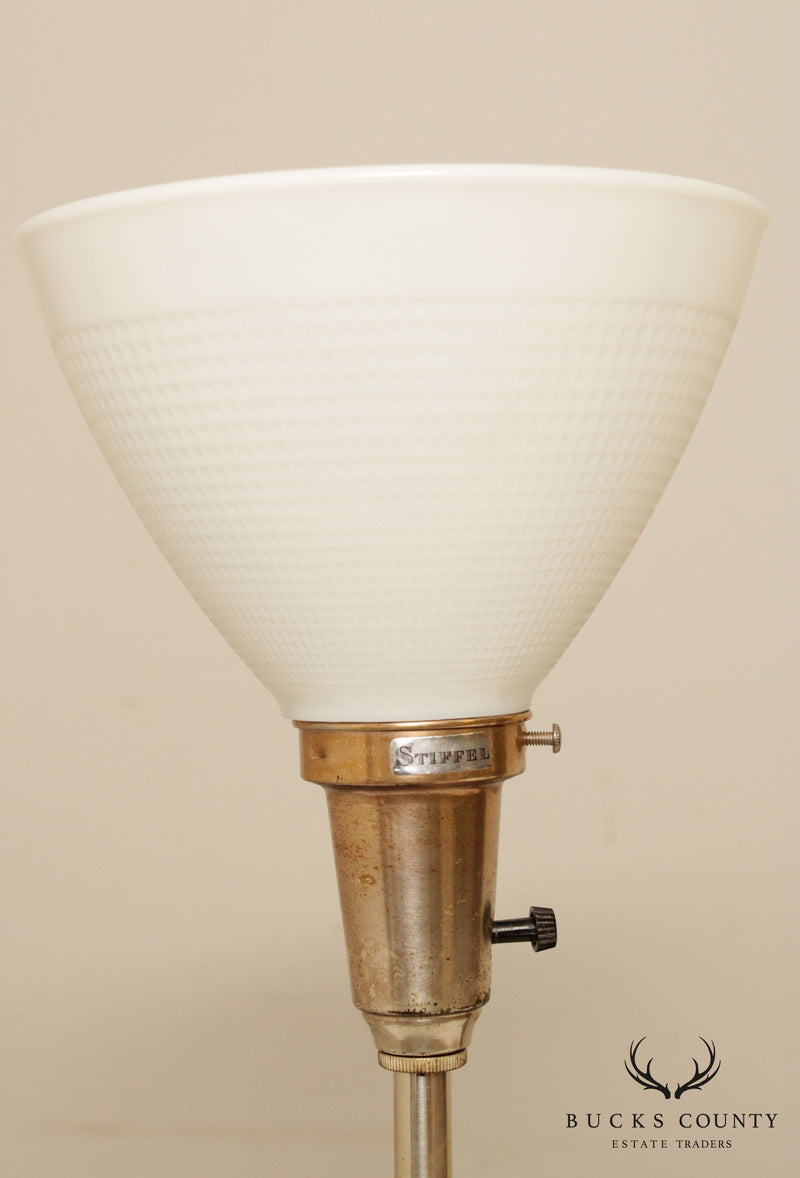 Stiffel Vintage Silvered Table Lamp