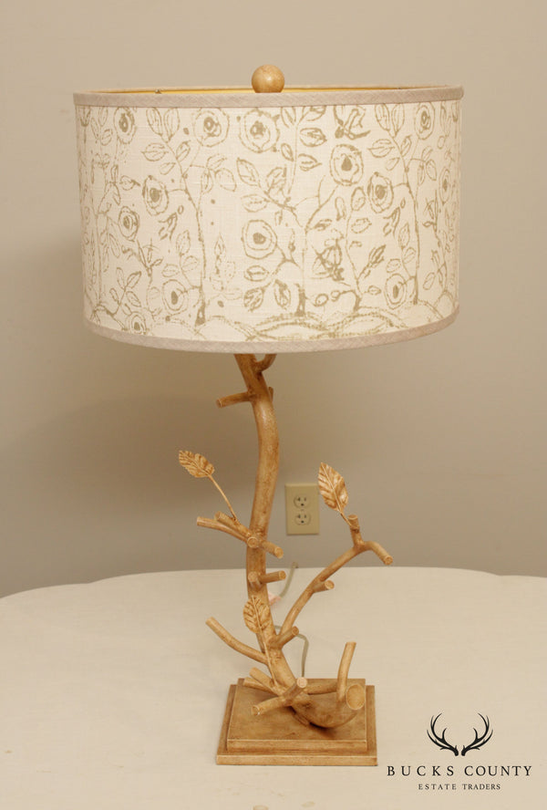 Dana Creath Faux Bois Iron Artemis Table Lamp