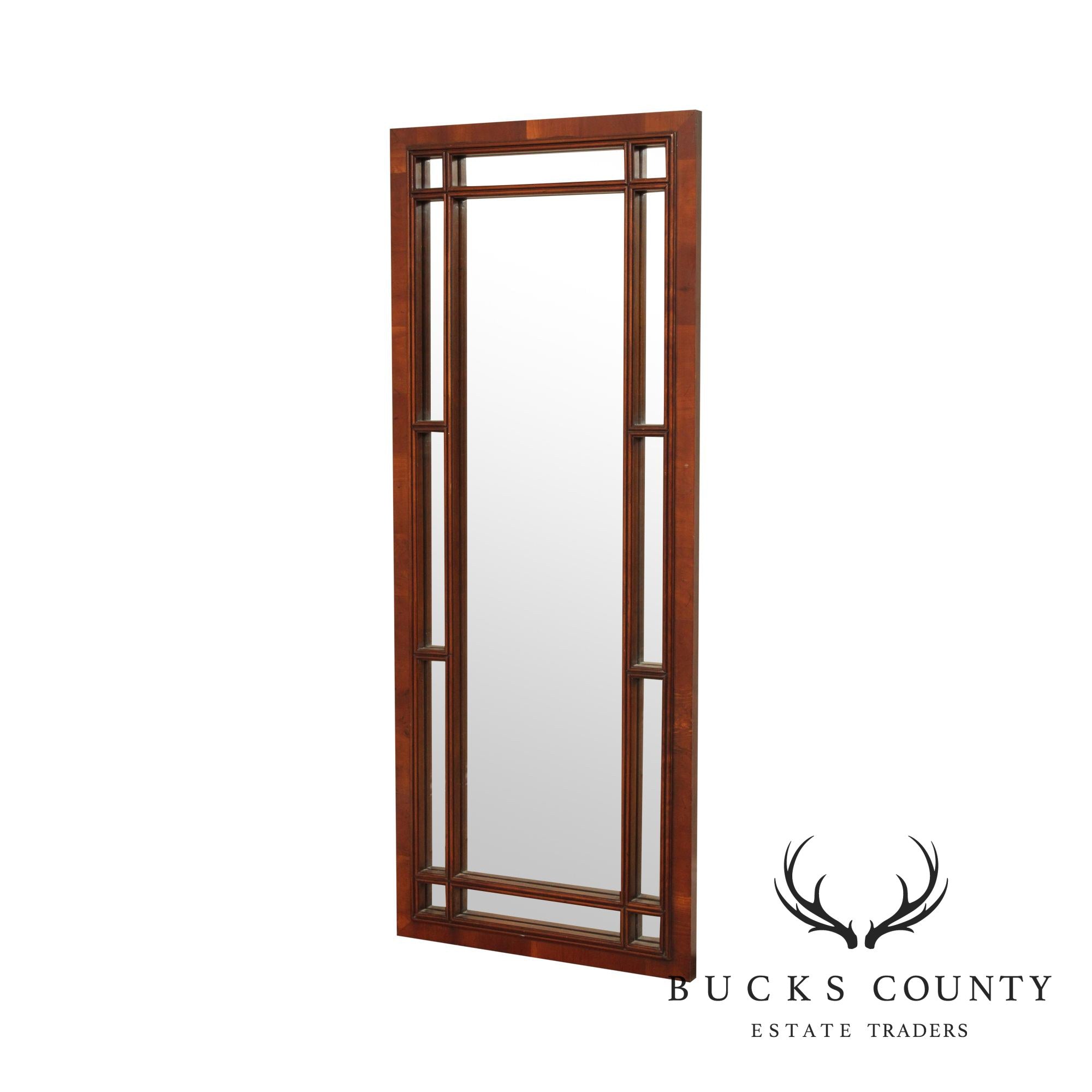 Hekman Yew Wood Narrow Wall Mirror