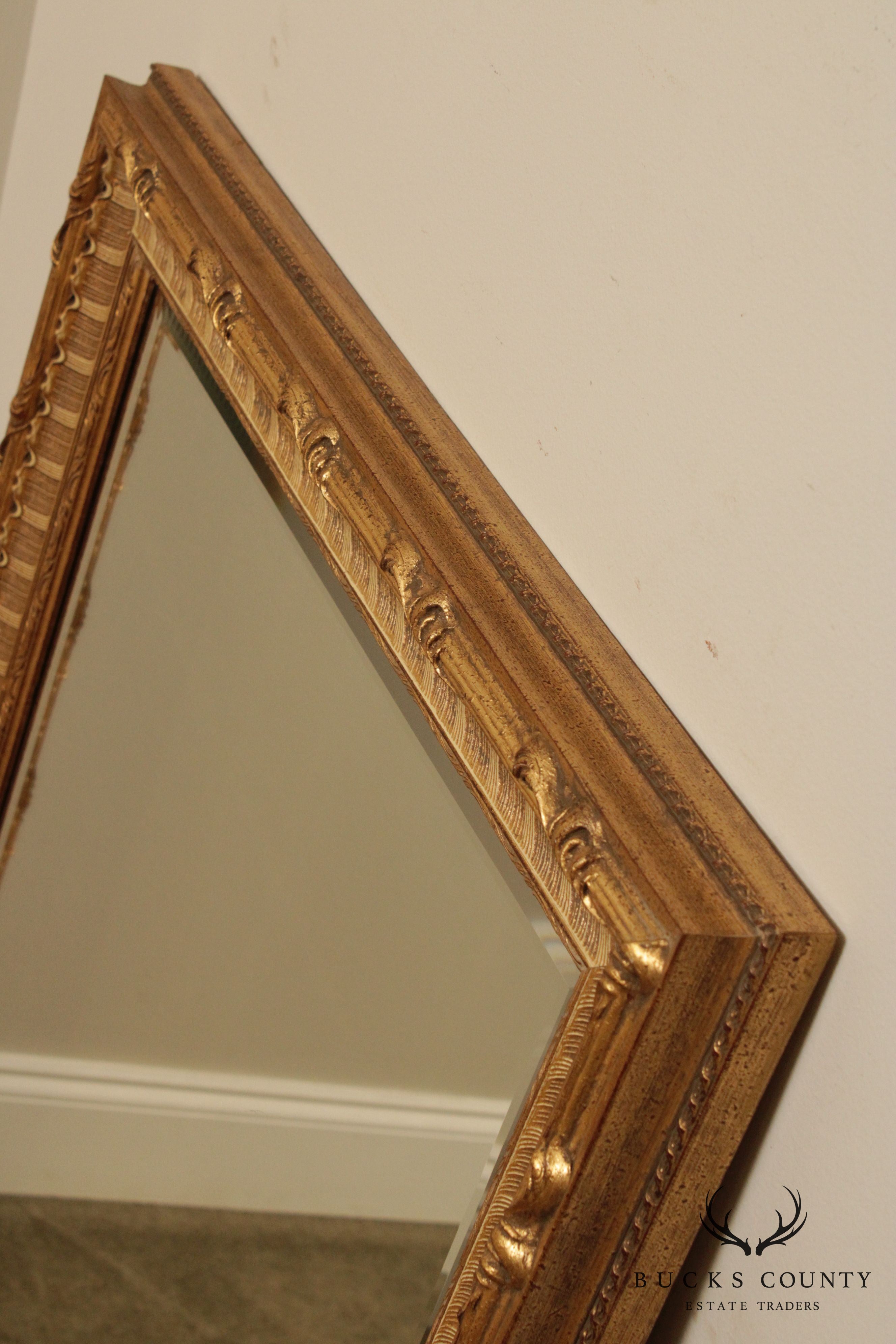 Windsor Art, Gilt Frame 42 inch X 30 inch Beveled Wall Mirror