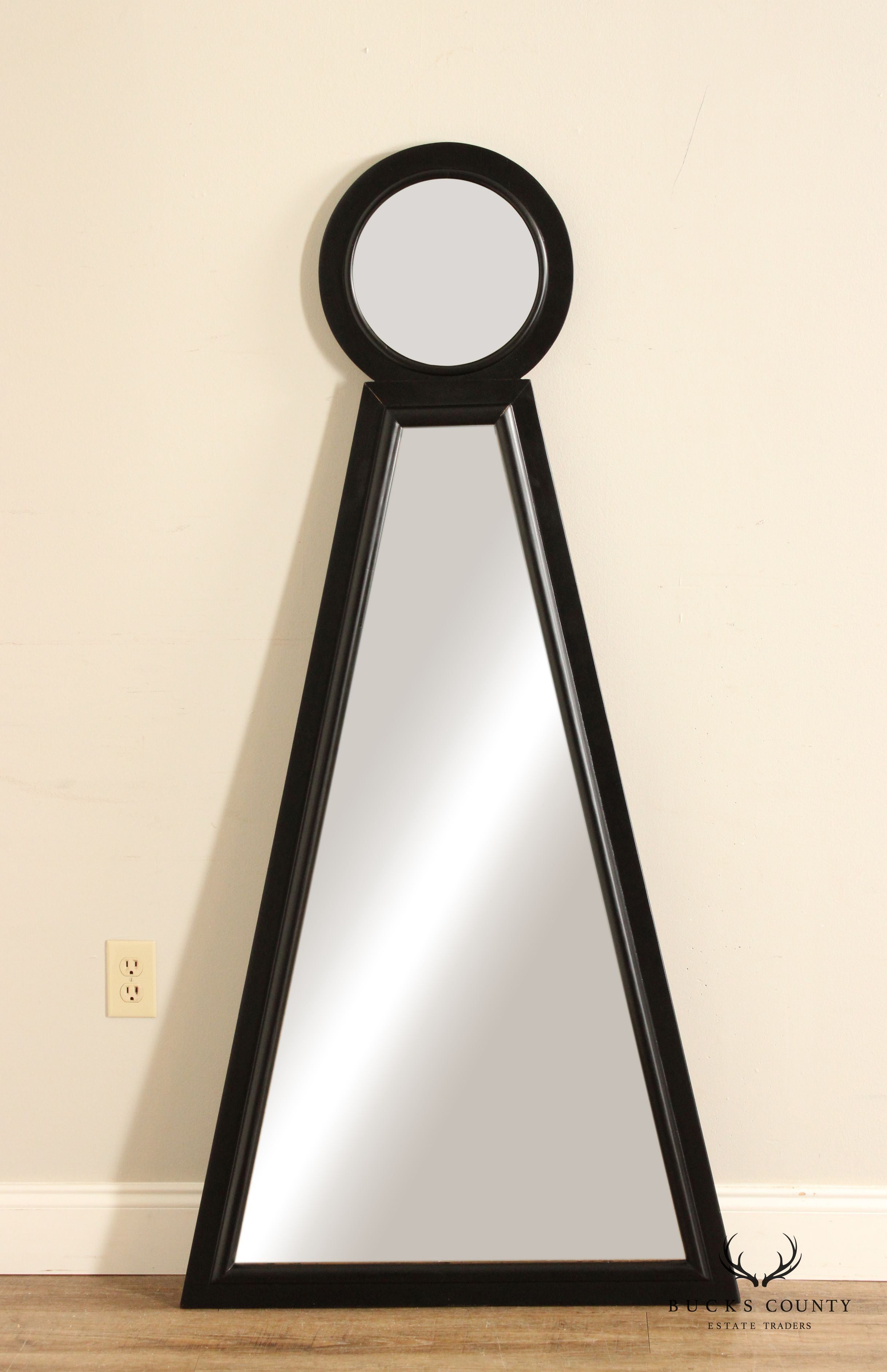 Post Modern Keyhole Full Length Beveled Mirror