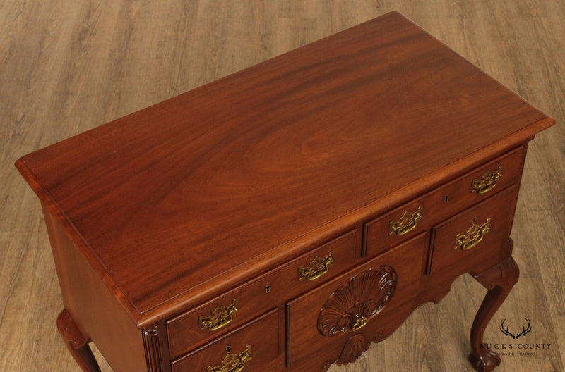 Biggs Kittinger Old Dominion Chippendale Style Carved Mahogany Lowboy