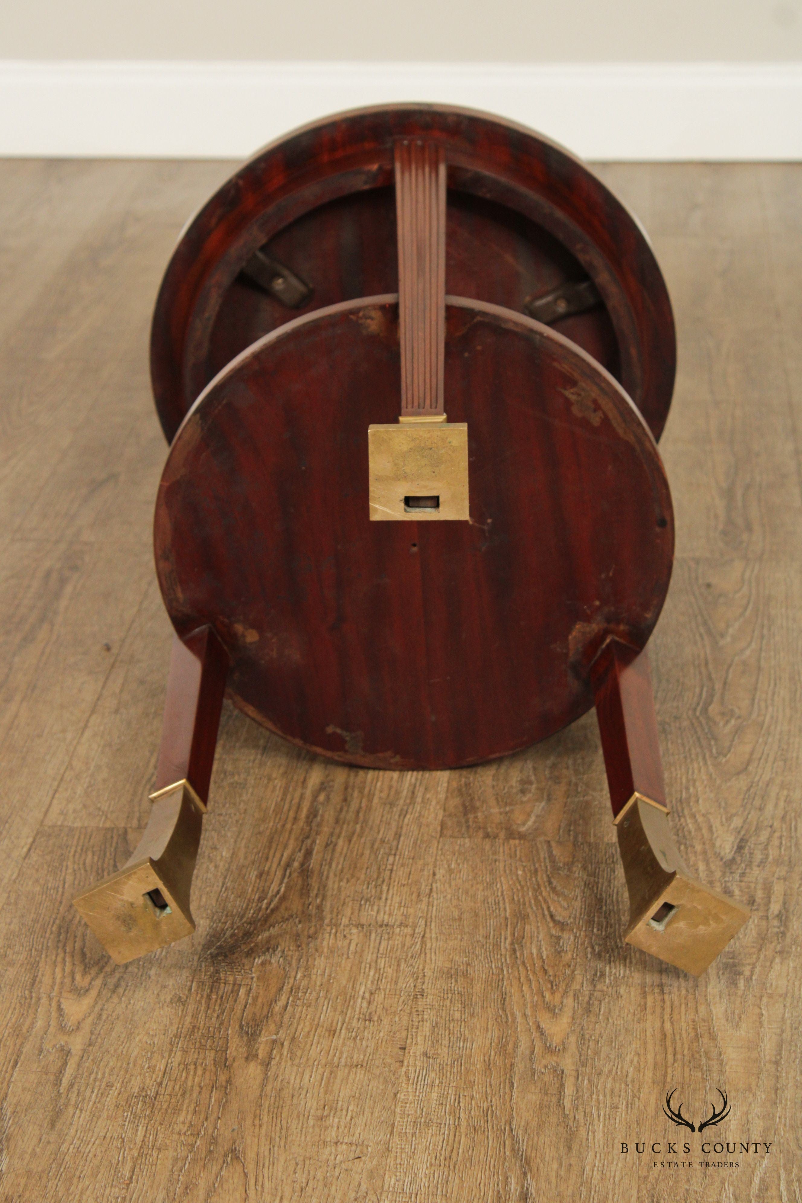 Art Deco Two-Tier Mahogany Side Table