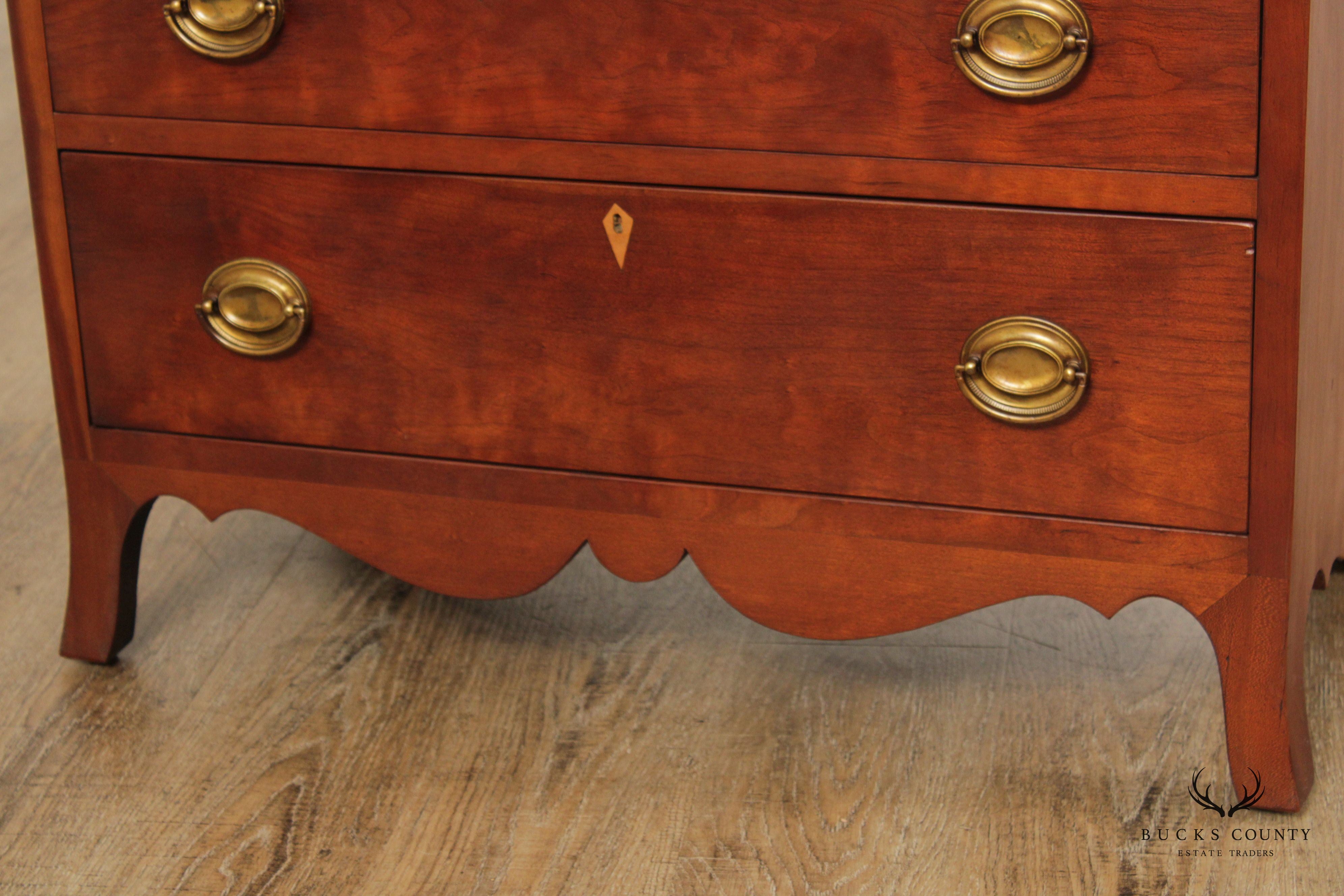 Federal Style Vintage Cherry Chest of Drawers