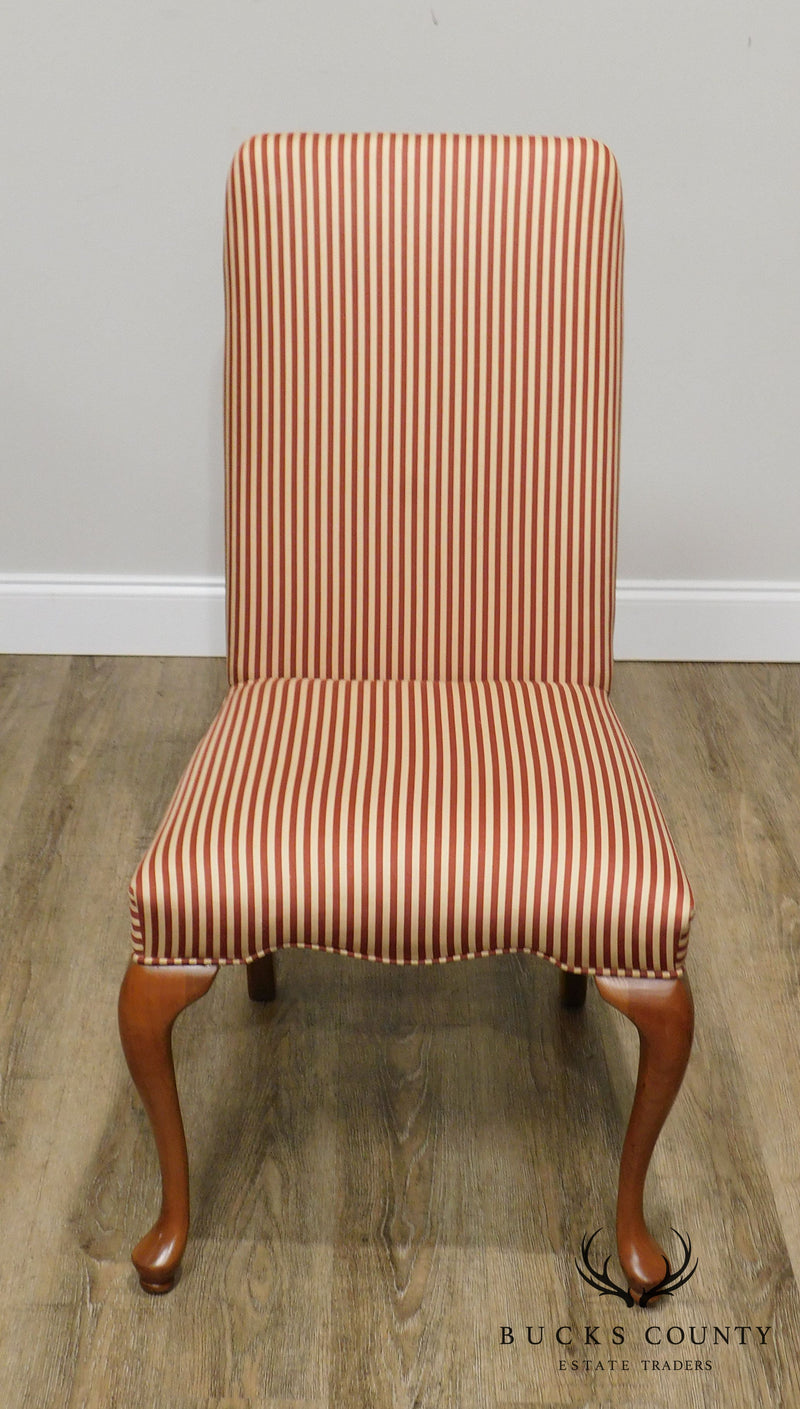 George III Style Quality Upholstered Back Side Chair