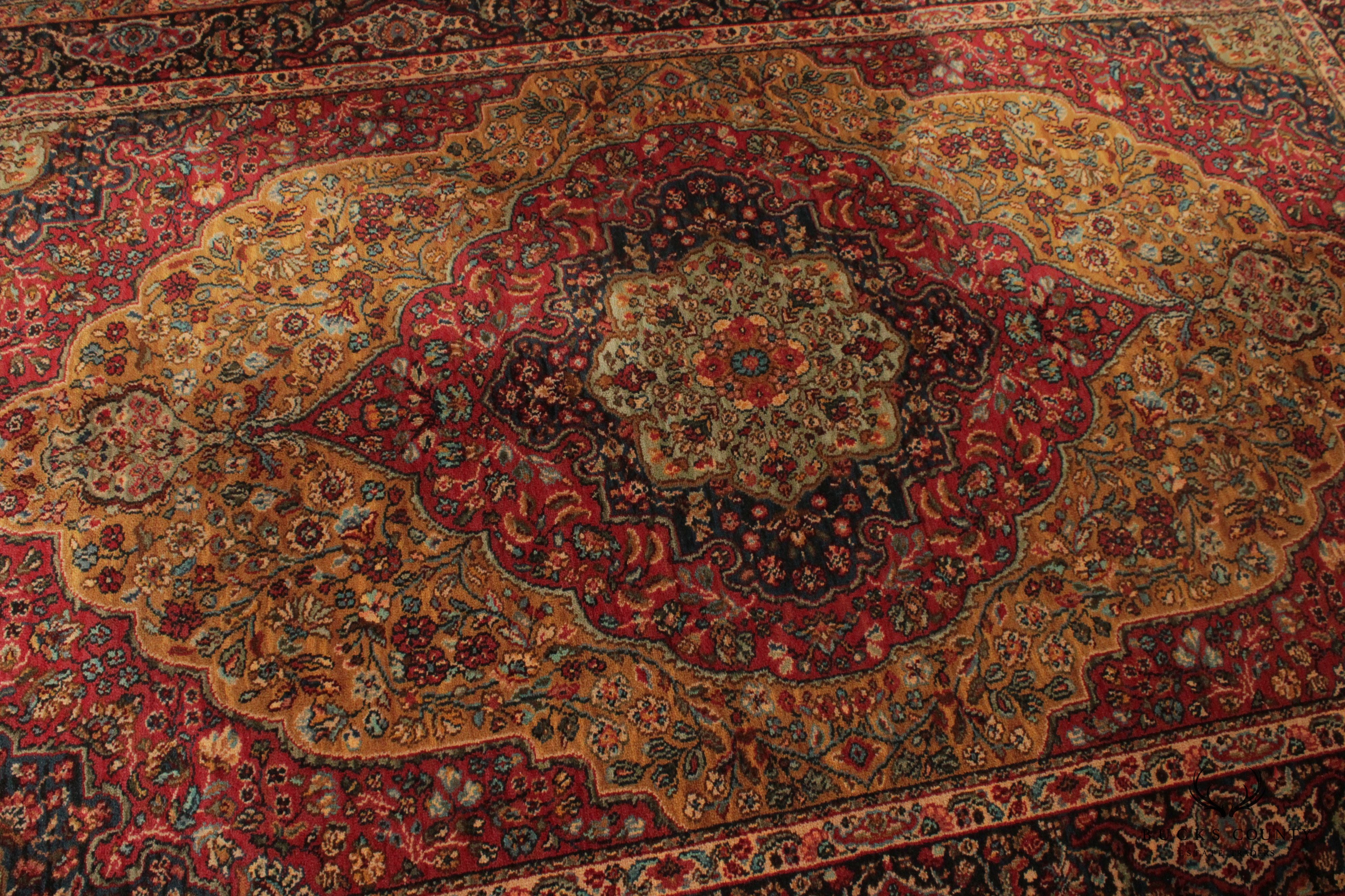 Karastan Medallion Kirmin 5' 9 Inch x 9' Wool Area Rug