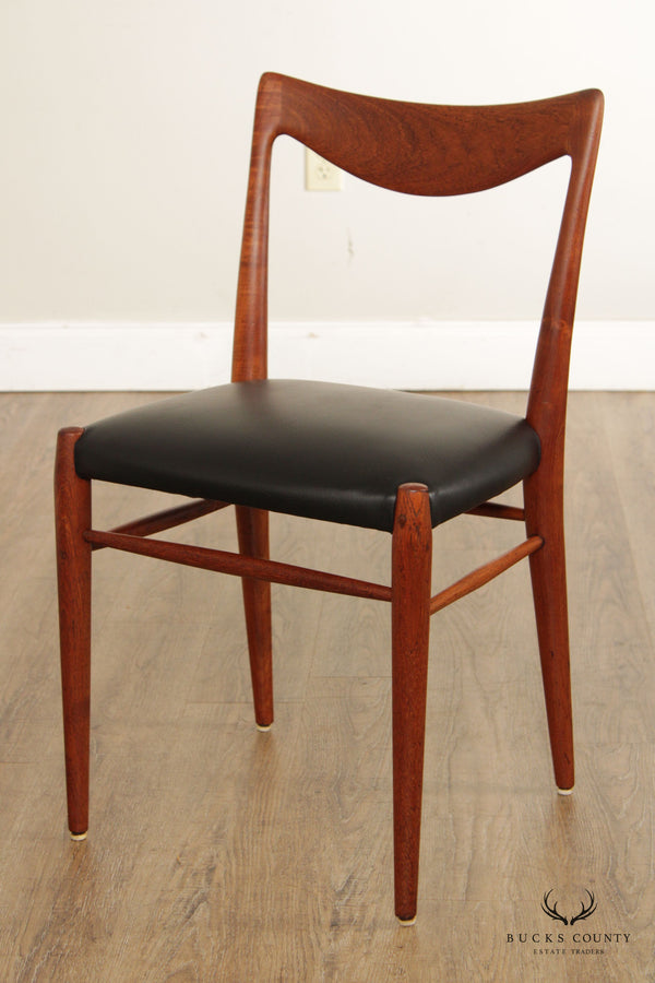 Danish Modern Rastad and Relling Bambi Teak Side Chair