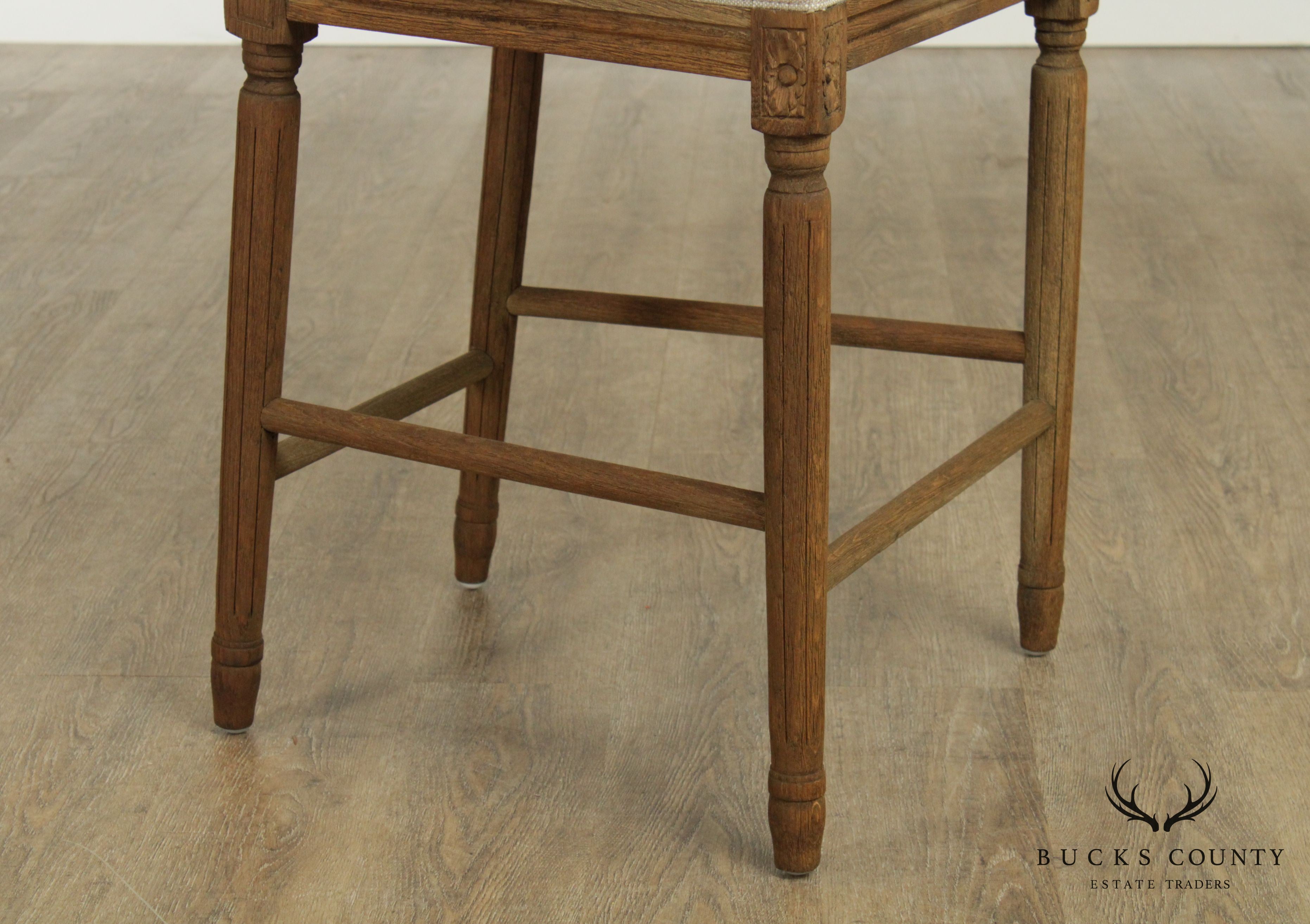 Restoration Hardware French Louis XVI Style Counter Bar Stool