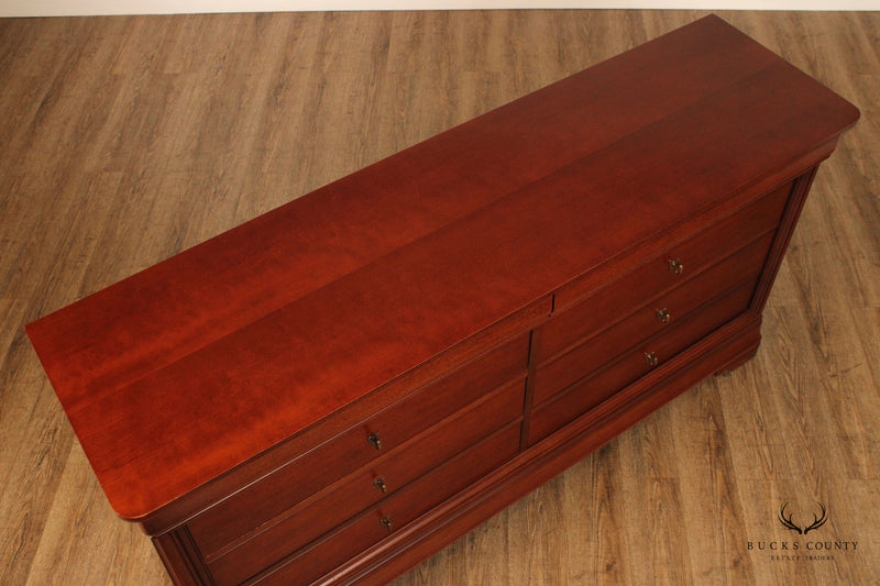 Thomasville 'Impressions' Louis Philippe Style Cherry Long Chest