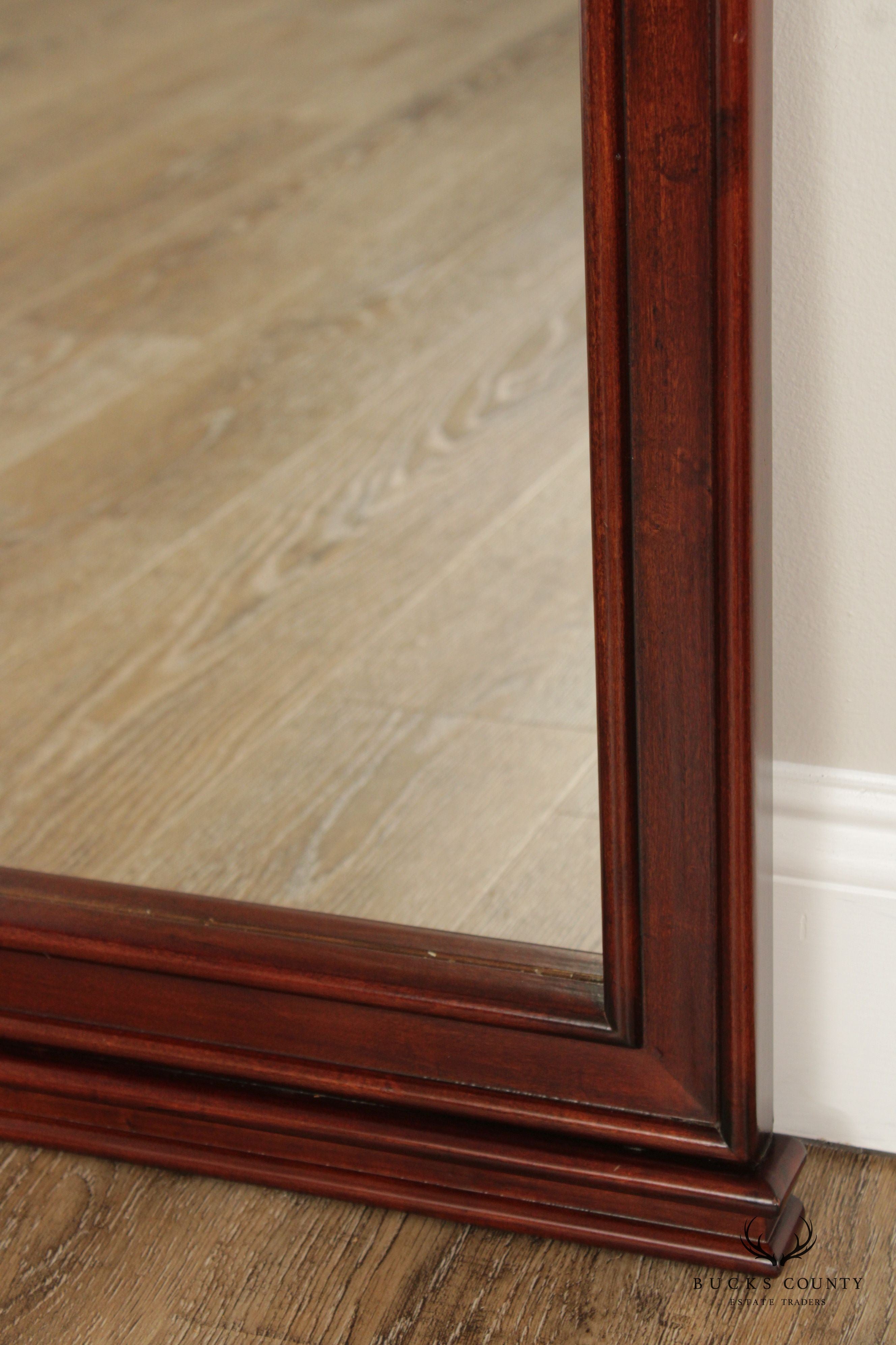 Traditional Carved Mahogany Wall Mirror