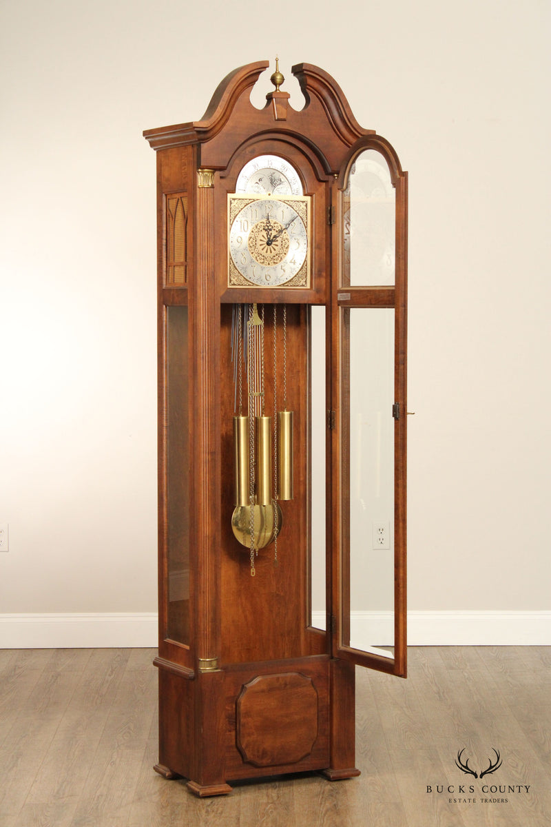 Ridgeway Georgian Style Tall Case Grandfather Clock