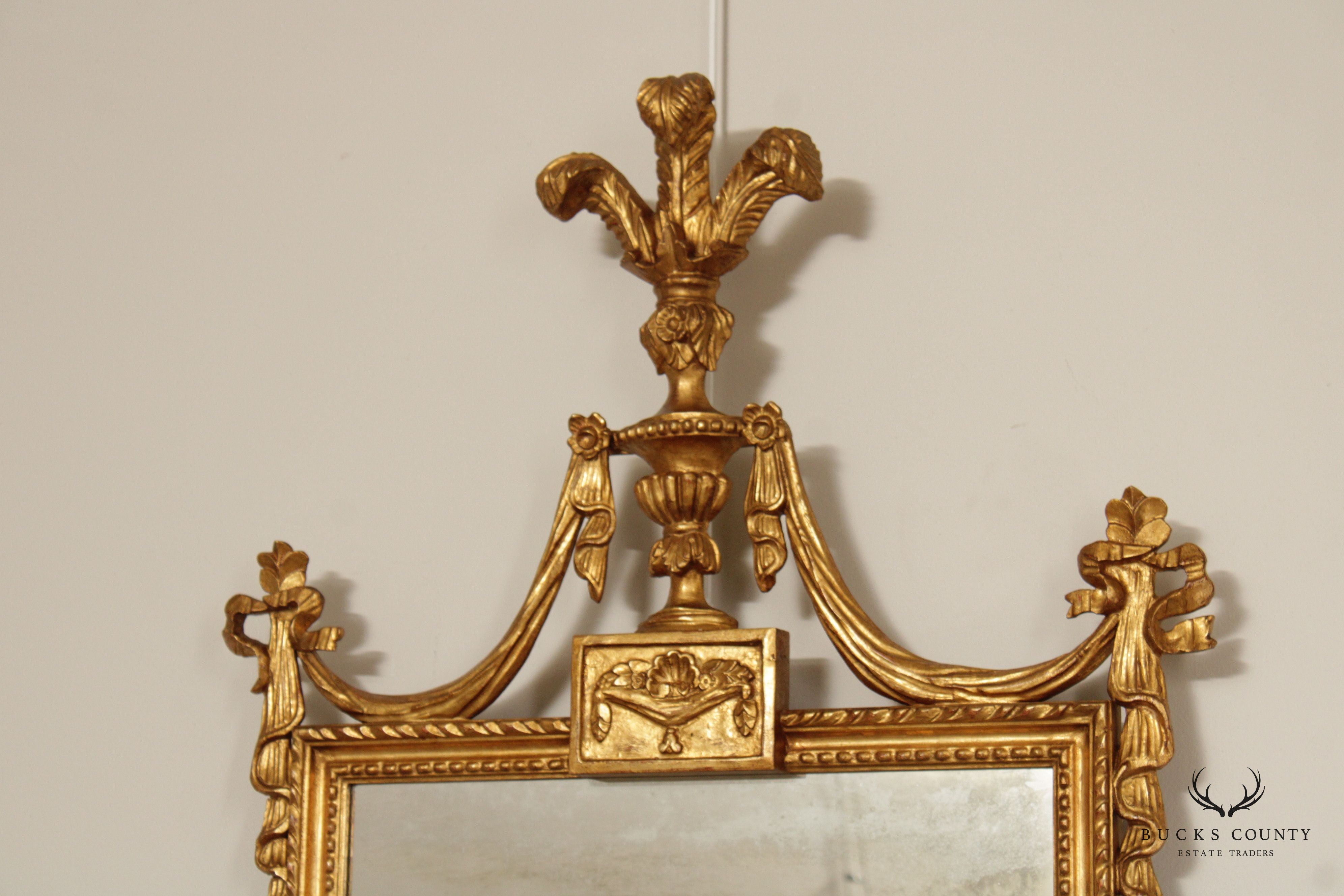 Adams Style Giltwood Frame Wall Mirror