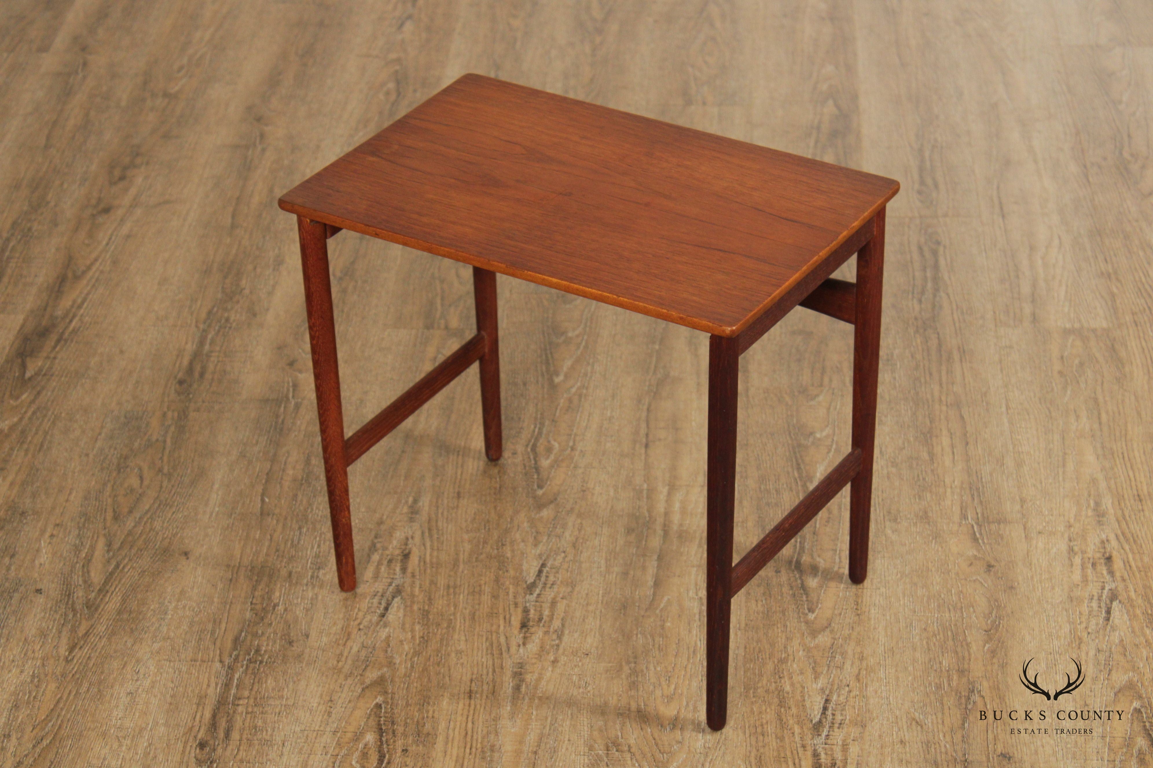 Illums Bolighus, Danish Modern set of three teak nesting tables