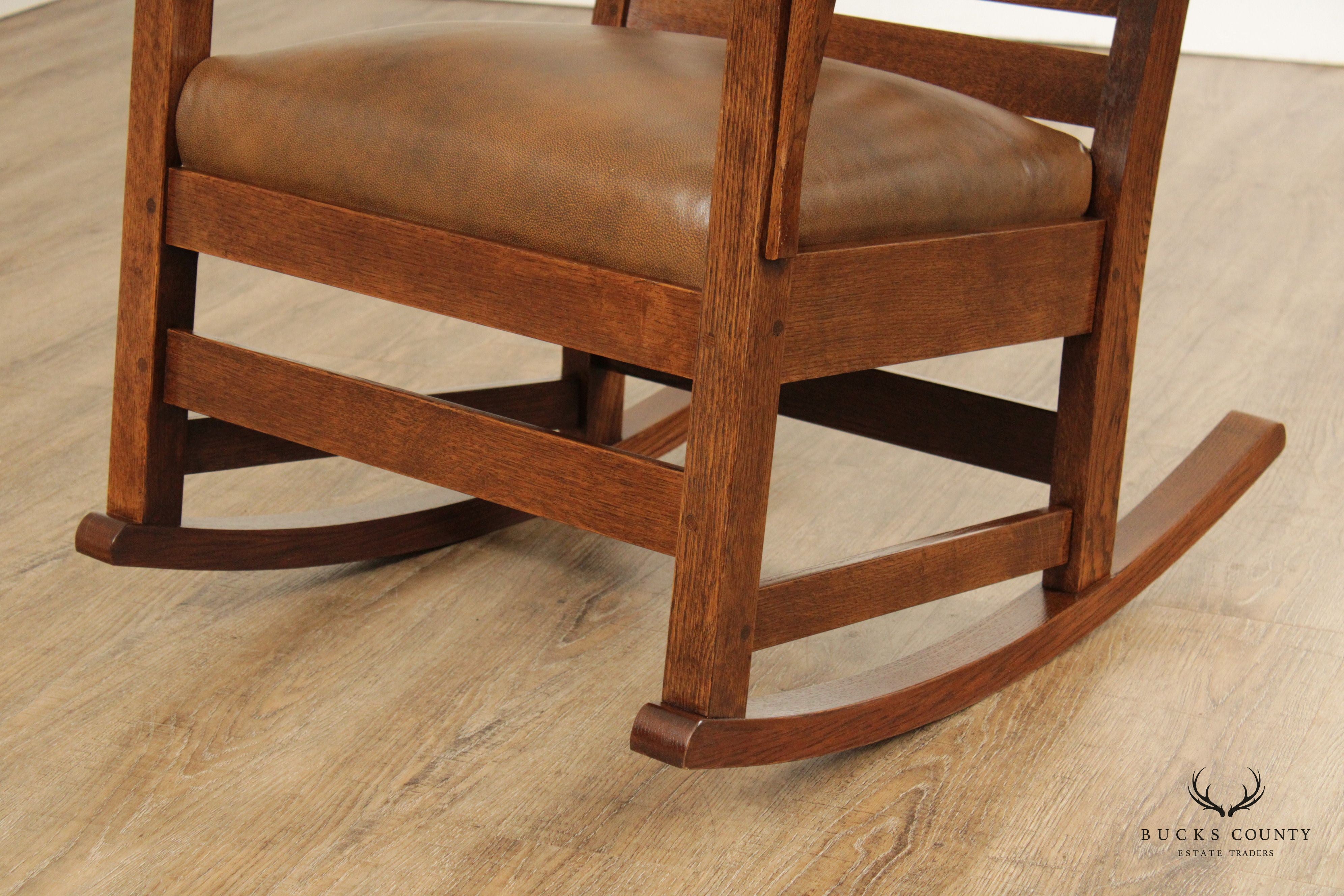 Stickley Mission Collection Oak Chapel Street Rocker