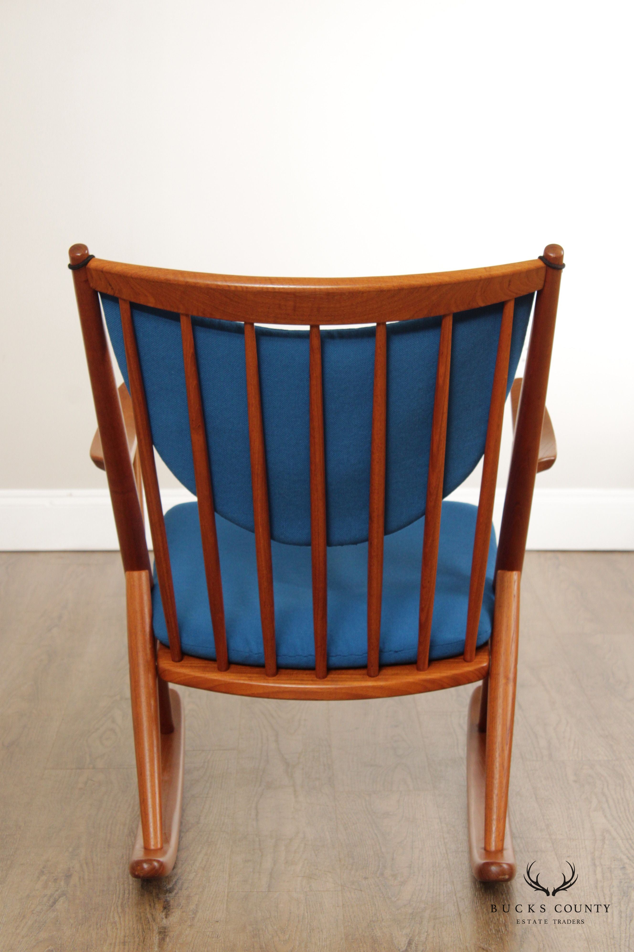 Bramin Møbler Danish Modern Teak Rocker