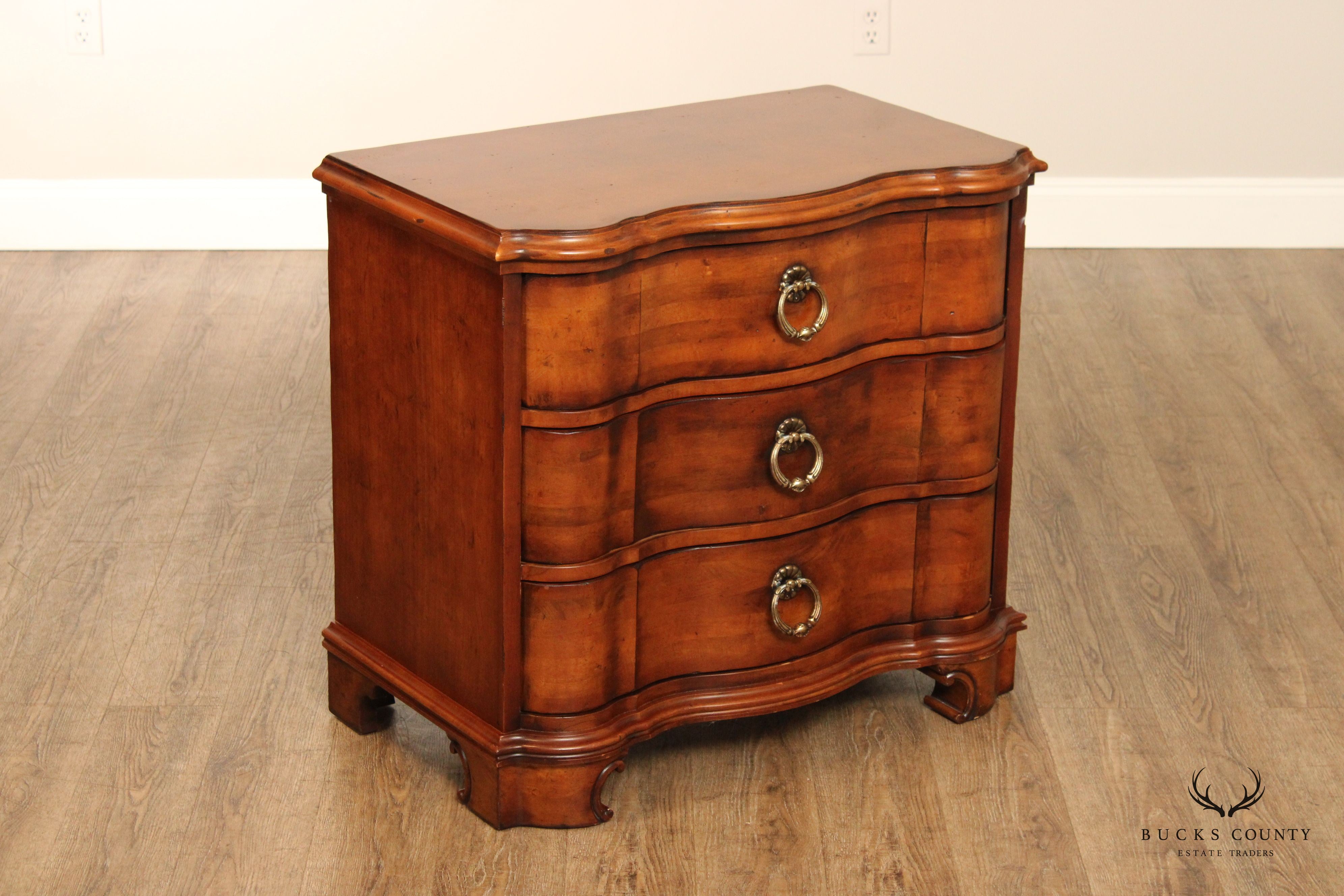 Century Furniture Italian Style Blockfront Nightstand Chest