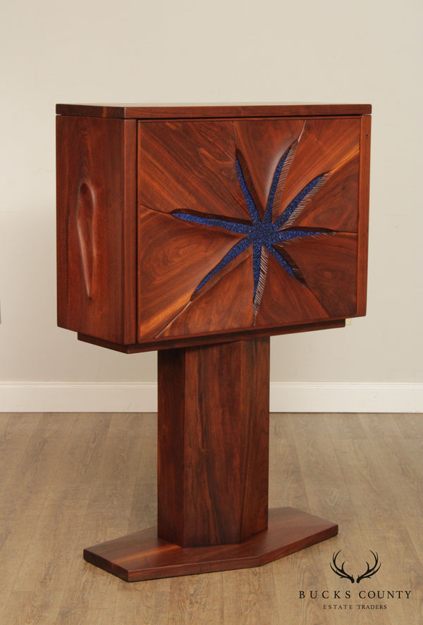 Robert Whitley Rare Studio Crafted Walnut Starfish Desk