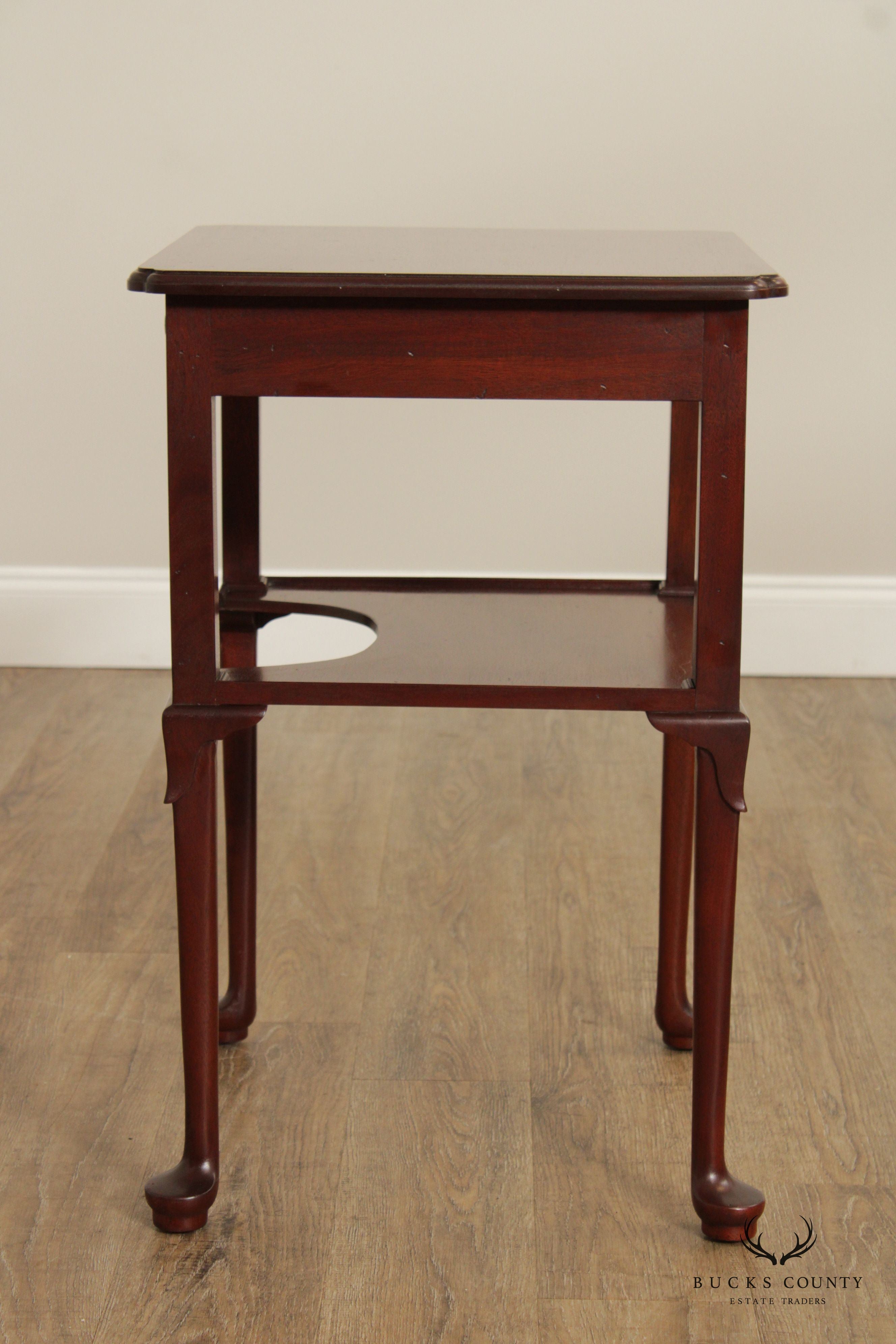 Southampton Queen Anne Style Mahogany Side Table