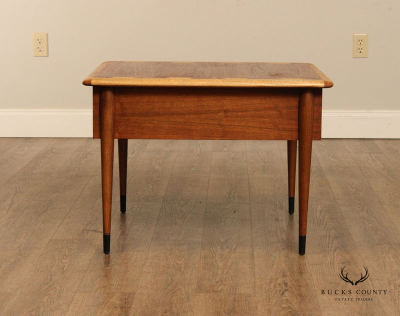 Lane Altavista Mid Century Modern One-Drawer Walnut Side Table