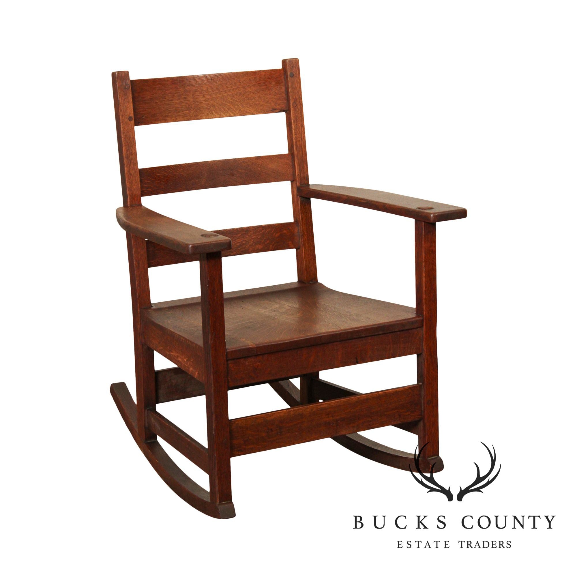 L. & J. G. Stickley Antique Mission Oak Rocker