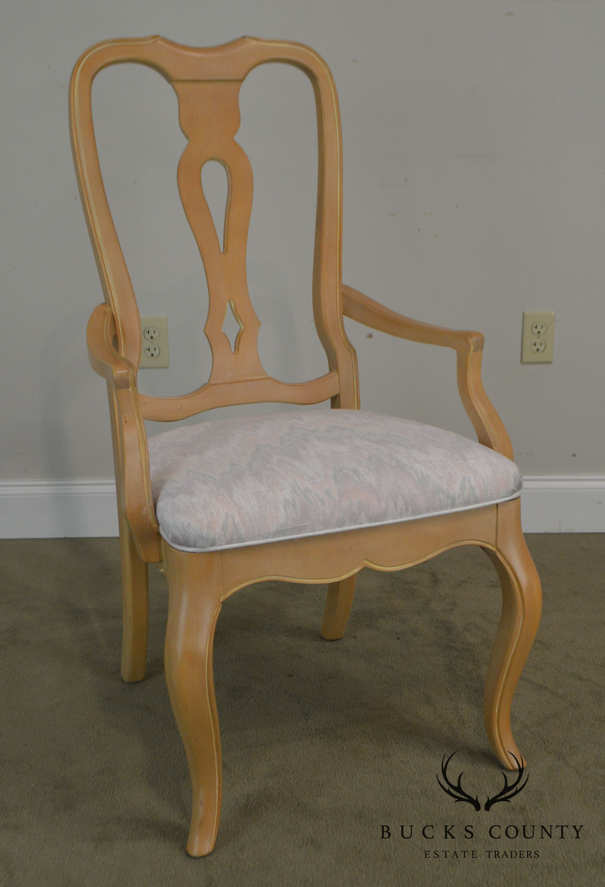 Ethan Allen French Country Maple Armchair