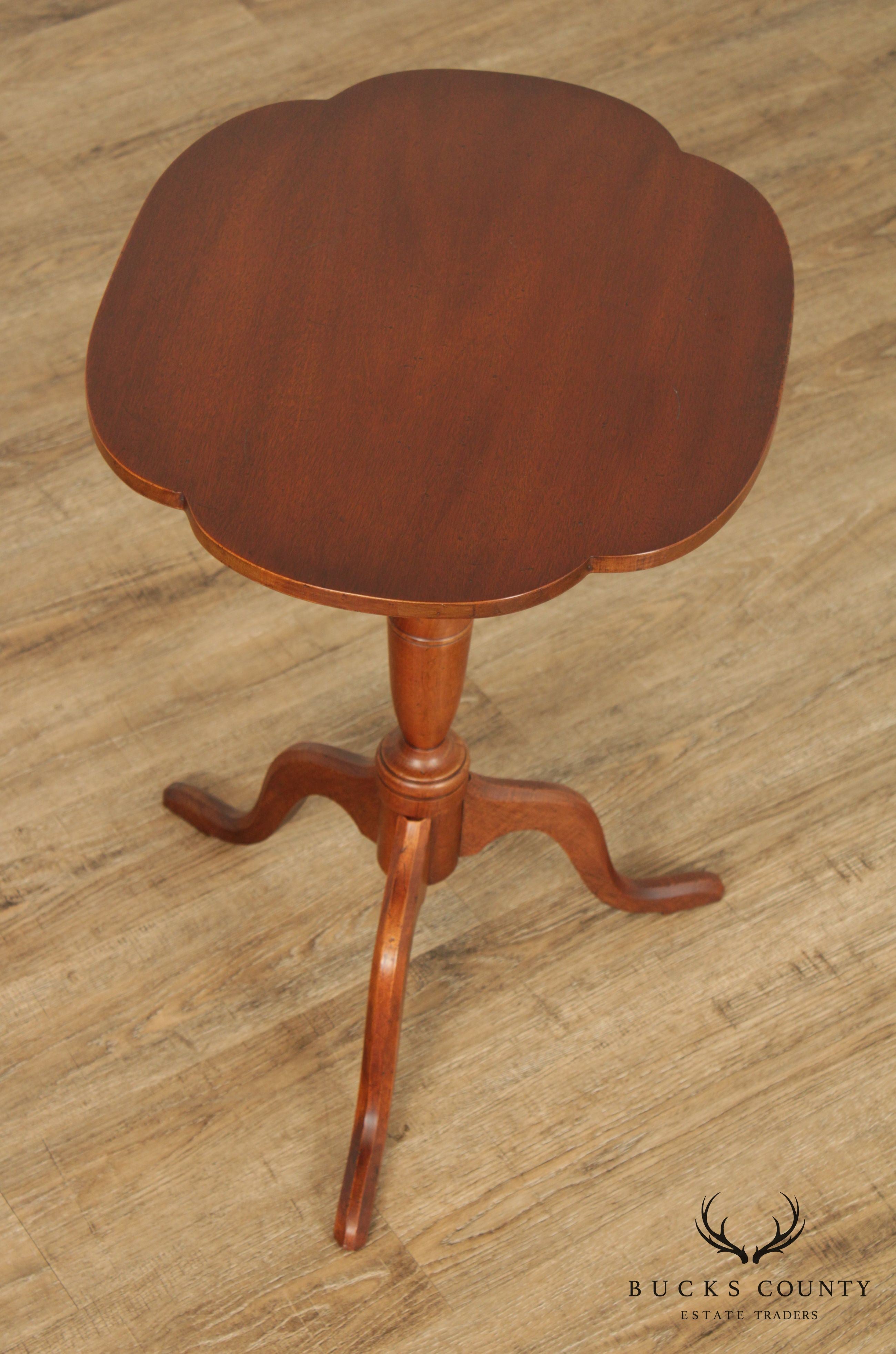 Quality Chippendale Style Tilt Top Side Table