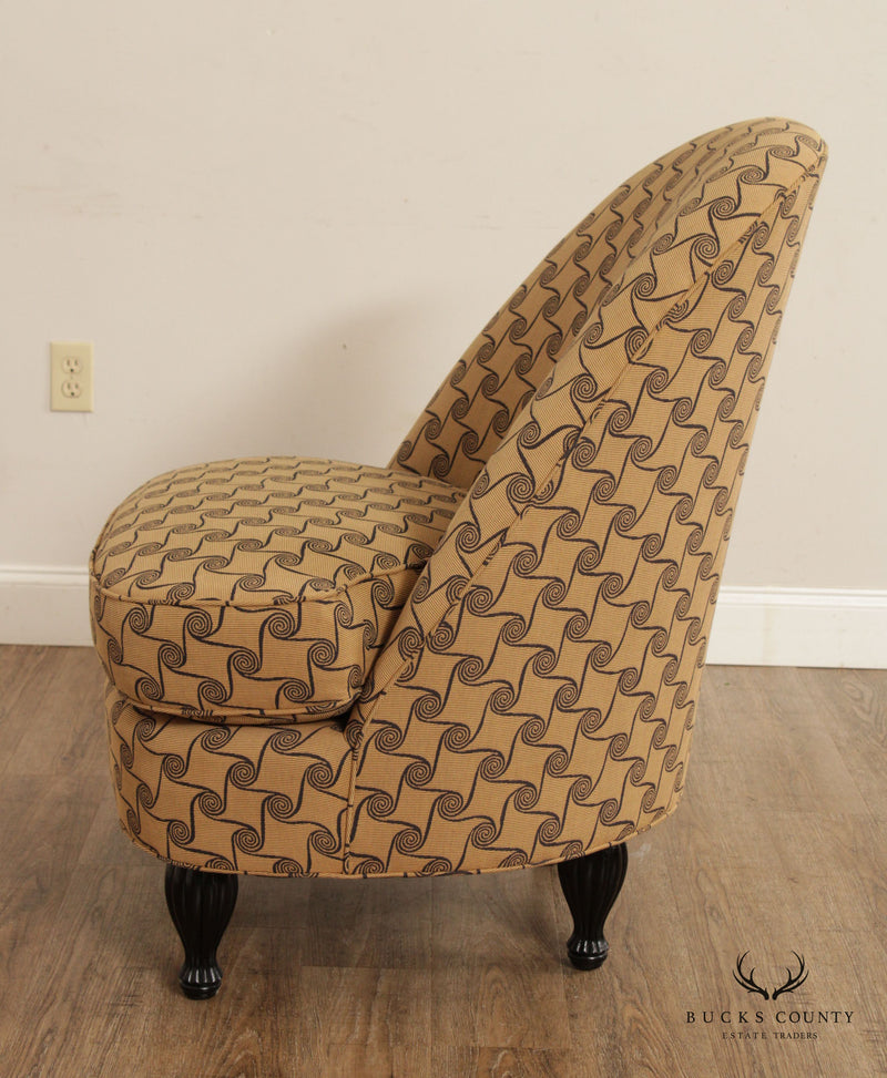 Swaim Contemporary Custom Upholstered Club Chair