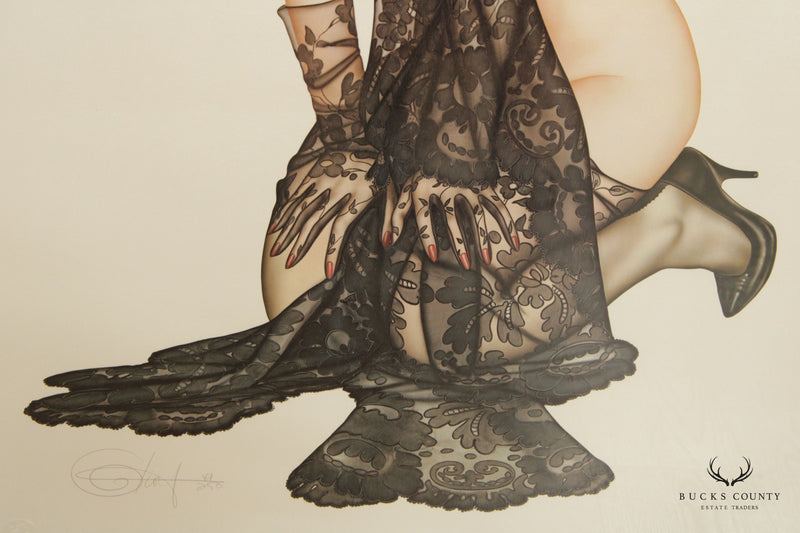 Olivia De Berardinis 'Smoothies' Pinup Lithograph Print