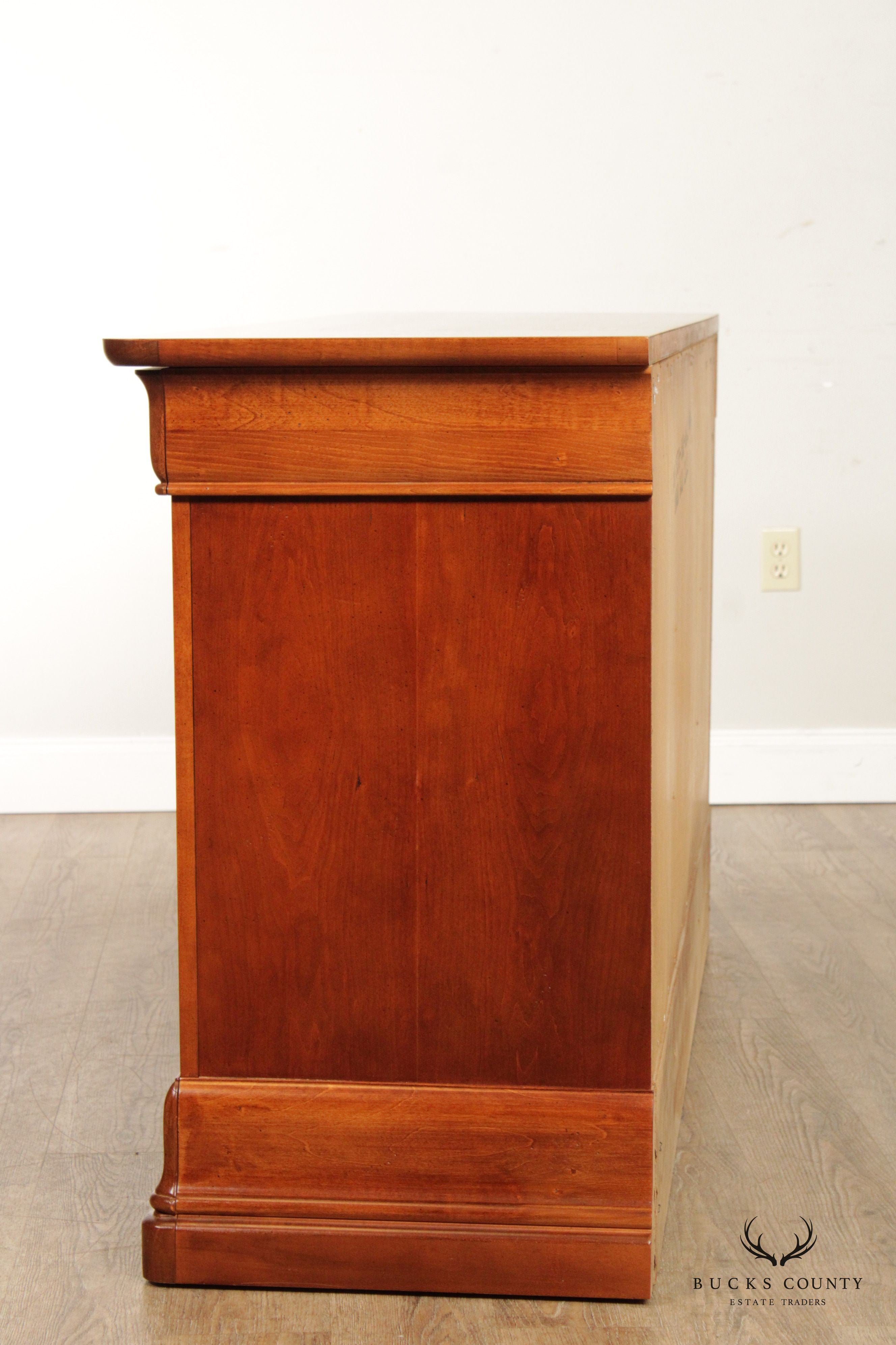 Hooker Furniture French Louis Philippe Style Cherry Double Dresser