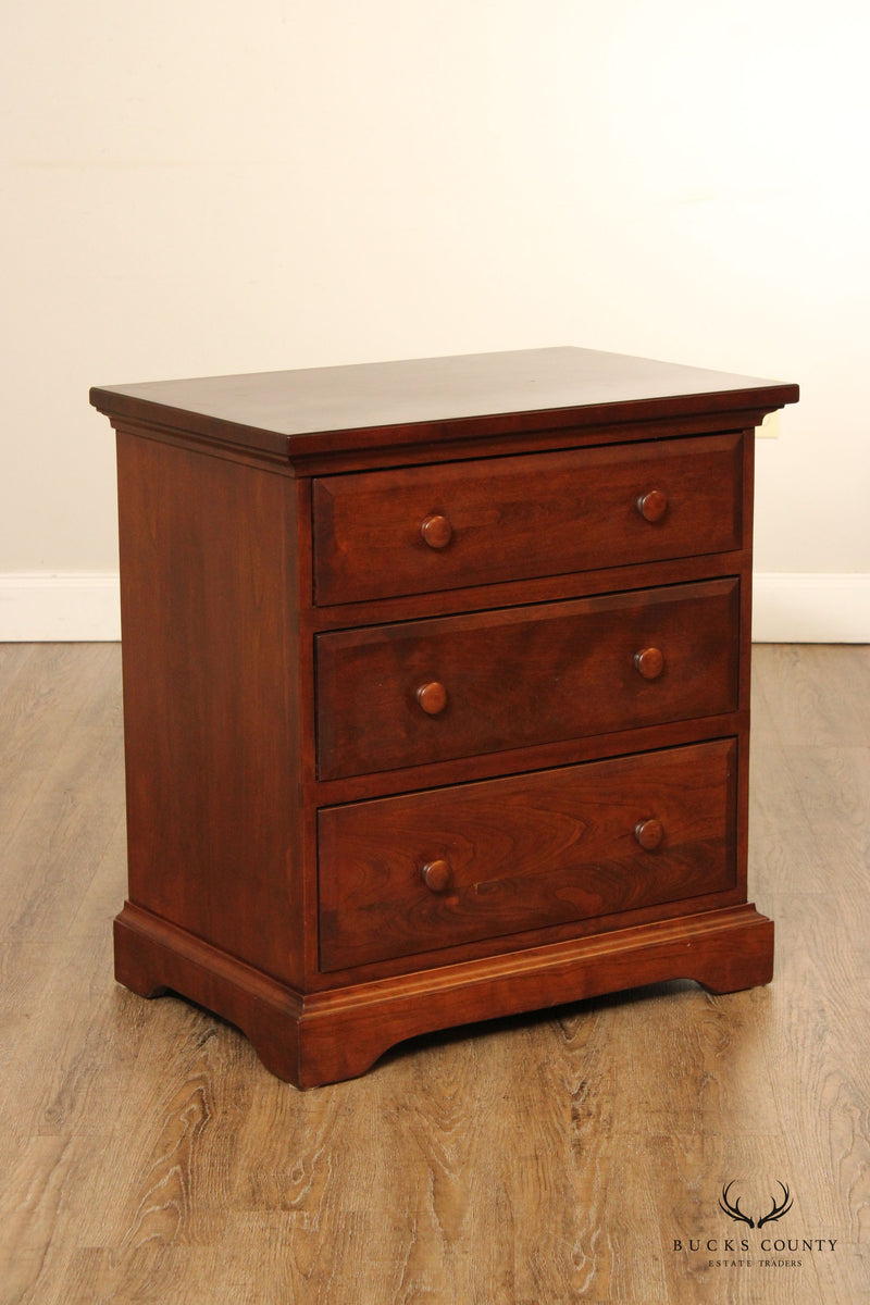 Hunt Country Furniture Cherry Three Drawer 'Huntington' Nightstand
