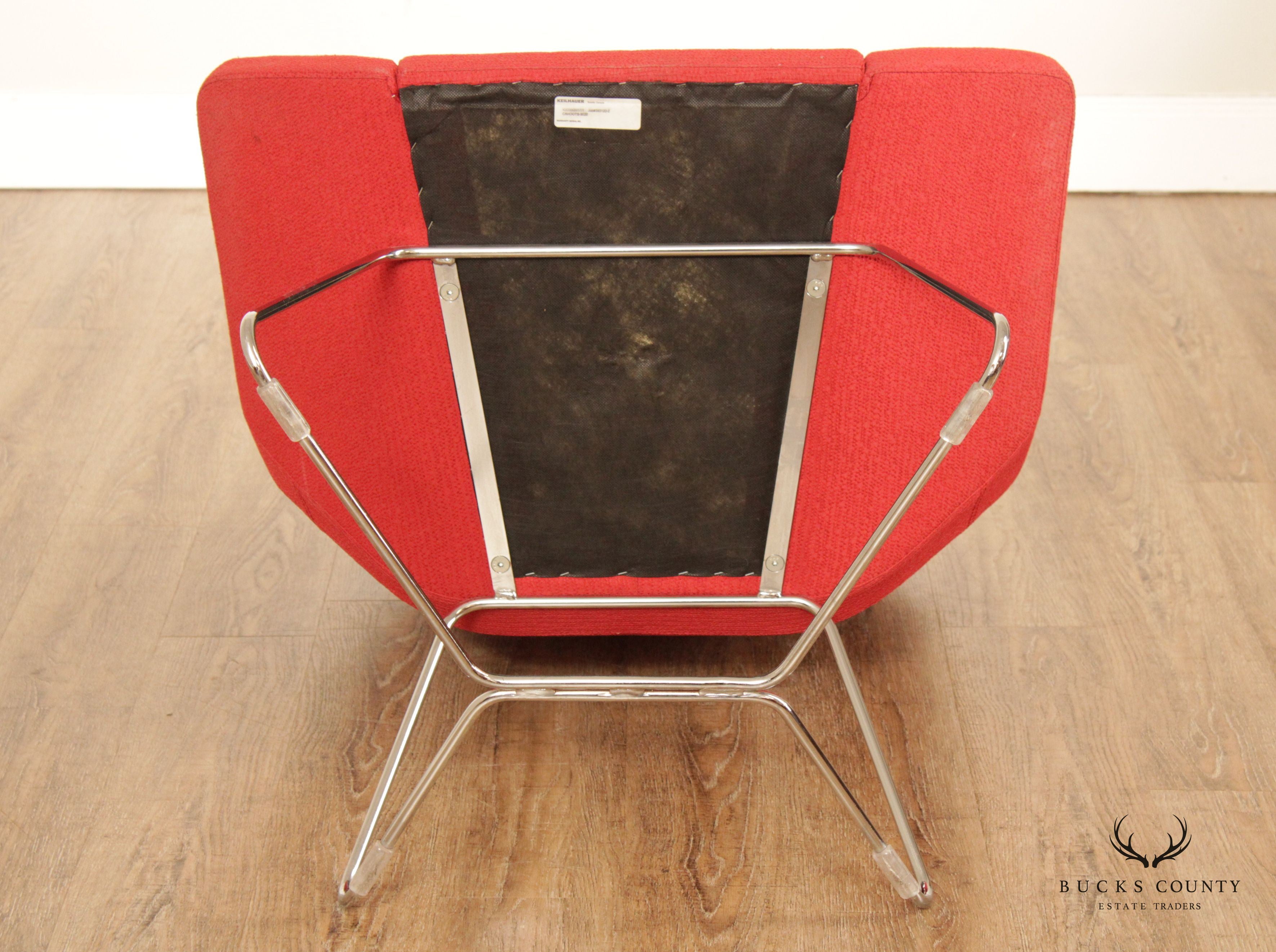 Keilhauer Mid Century Modern Style Pair of 'Cahoots' Lounge Chairs