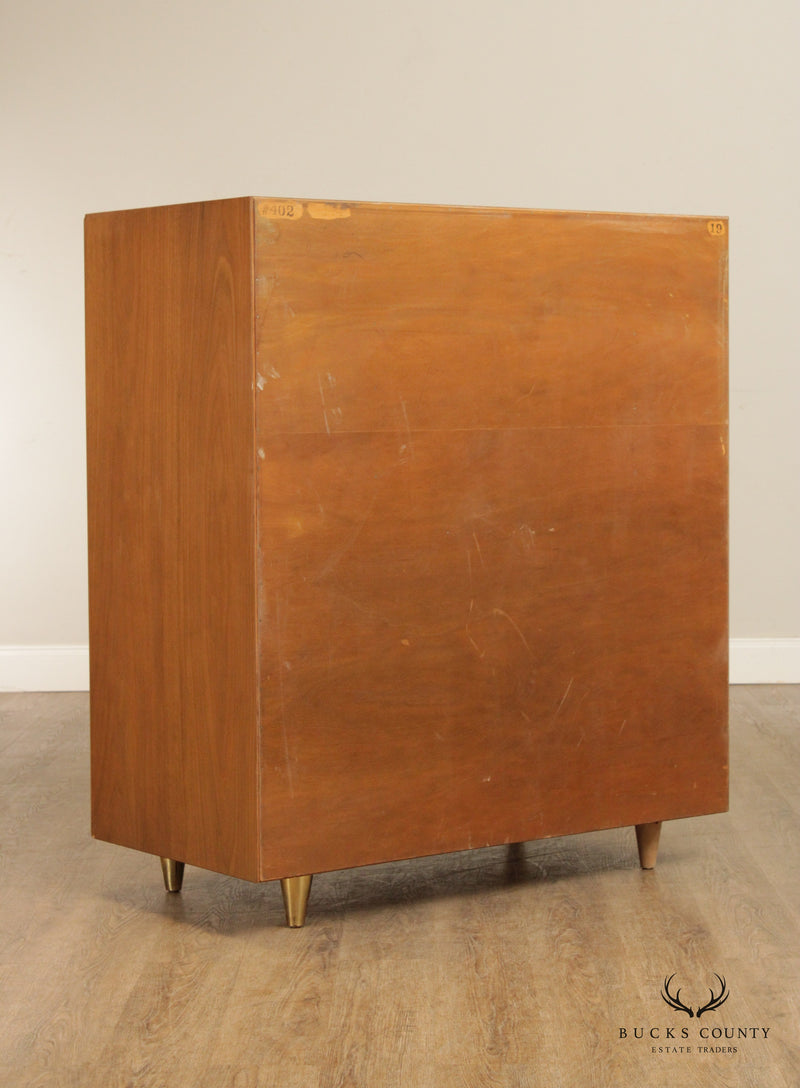 Johnson Furniture Paul Frankl Mid Century Modern High Chest