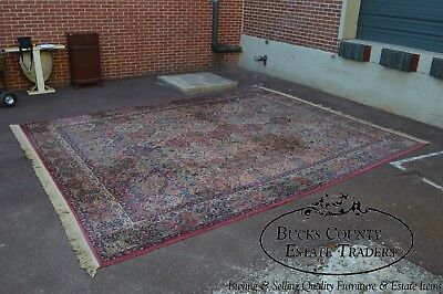 Karastan #717 Multi Panel Kirman Large Room Size Rug