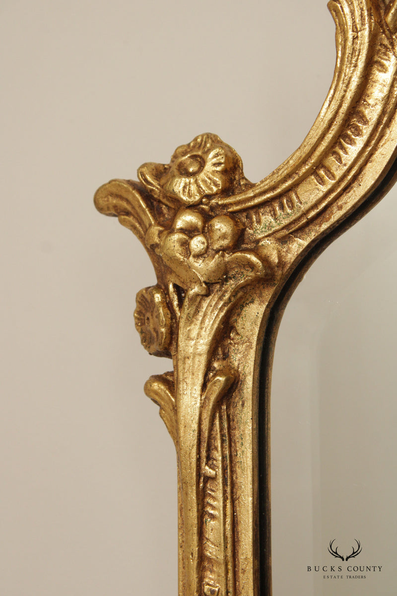 Neoclassical Style Carved Giltwood Wall Mirror