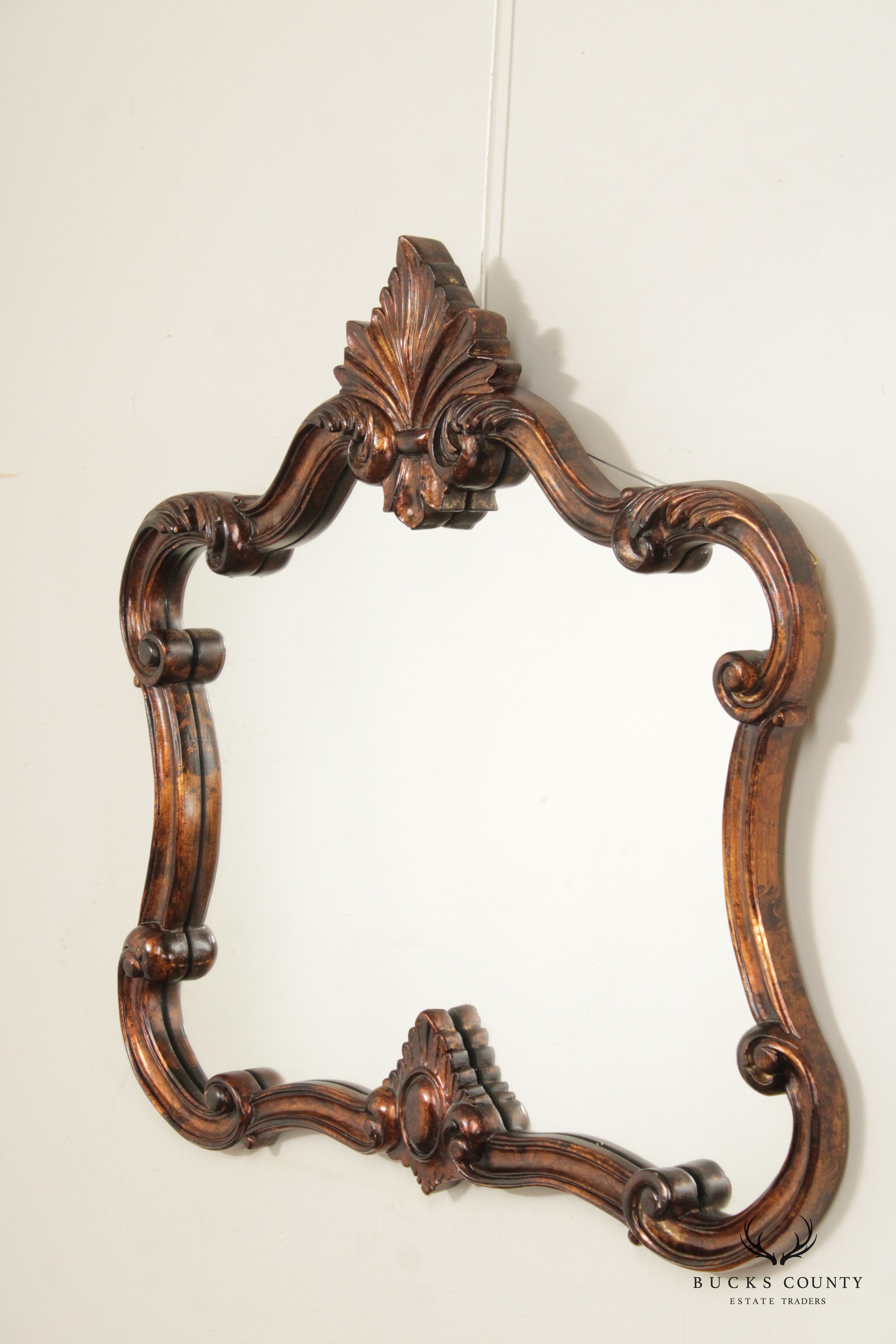 Italian Provincial Style Over-Mantel or Fireplace Mirror