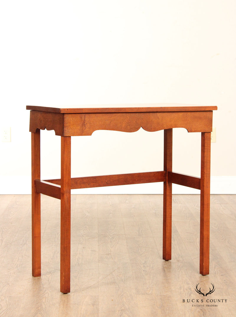 Studio Crafted Traditional Maple Writing Desk
